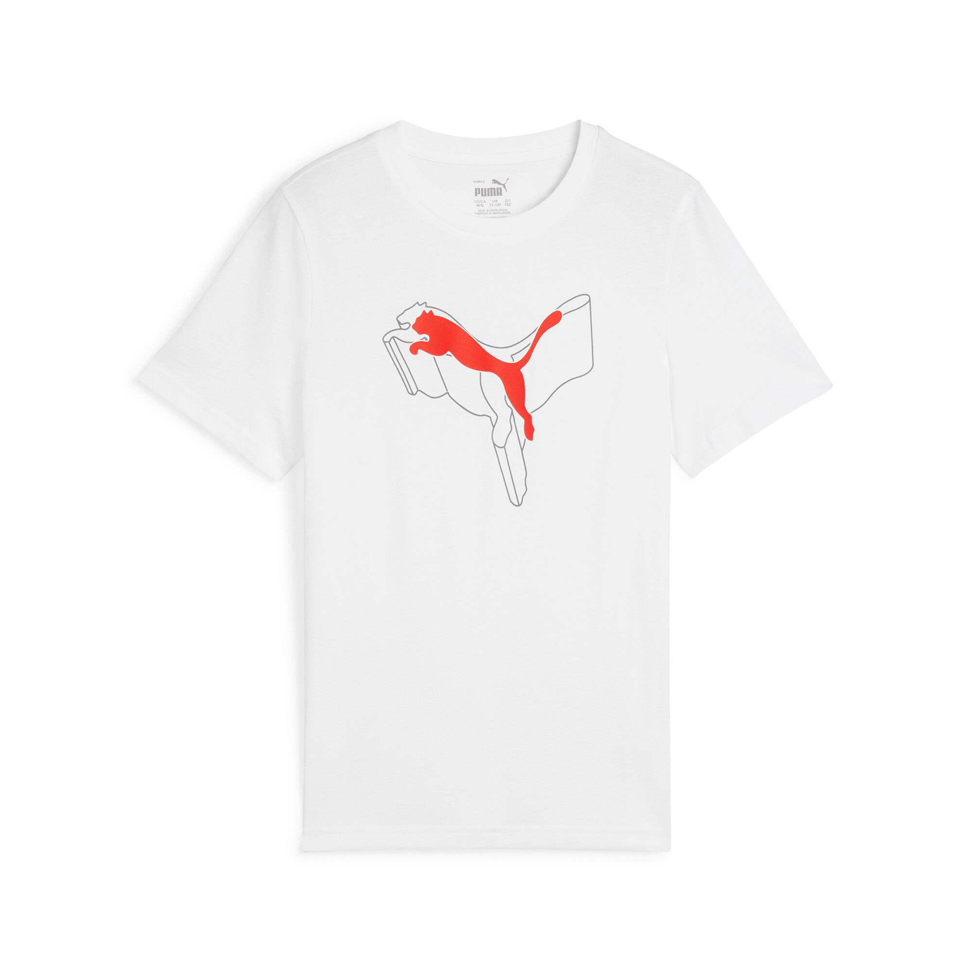 PUMA T-Shirt »ESS+ LOGO LAB GRAPHIC TEE B« Kurzarmdesign, leichte und atmungsaktive Passform