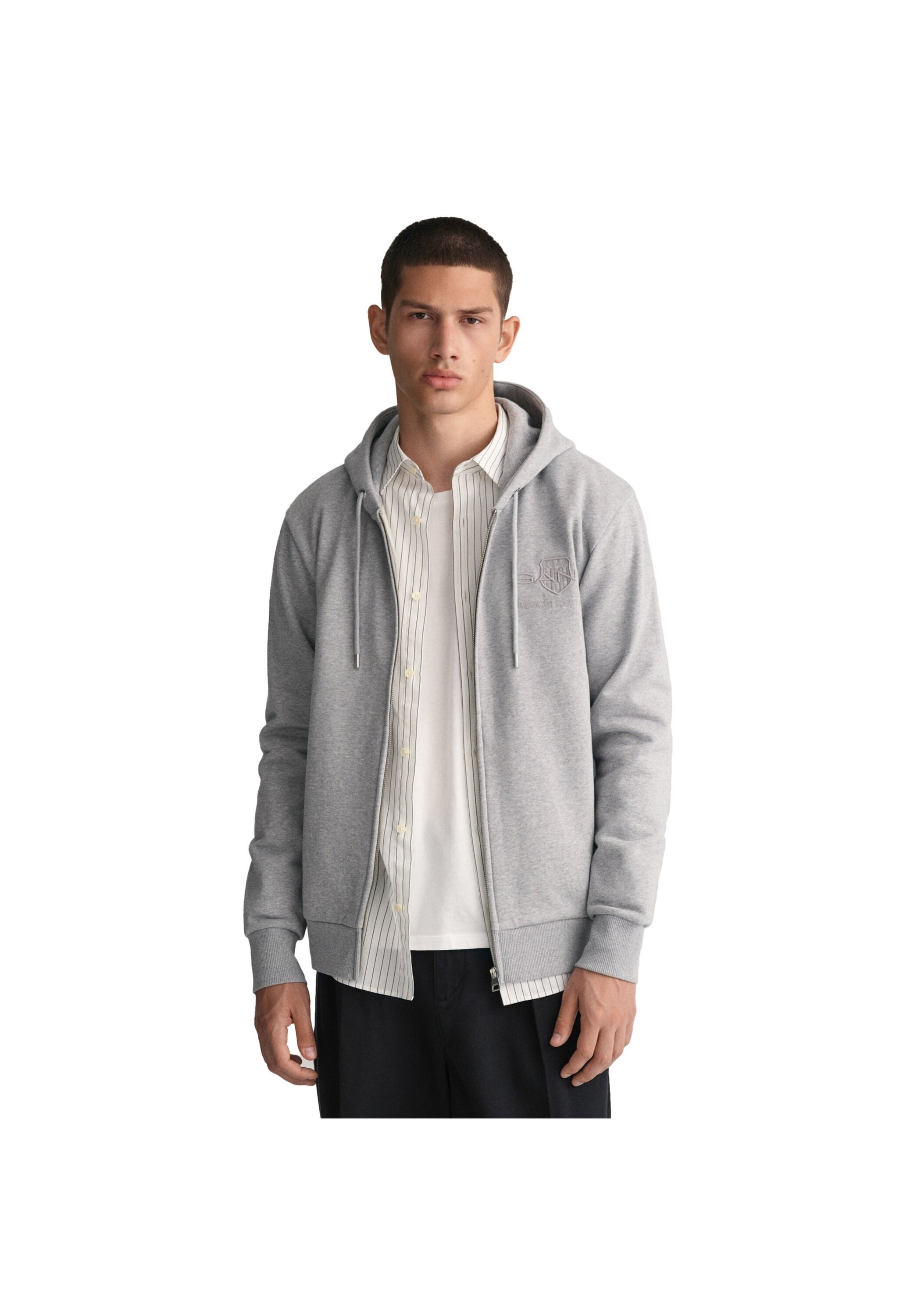 Gant Sweatshirt "Sweatjacke REGULAR TONAL SHIELD FULL ZIP HOODIE" günstig online kaufen