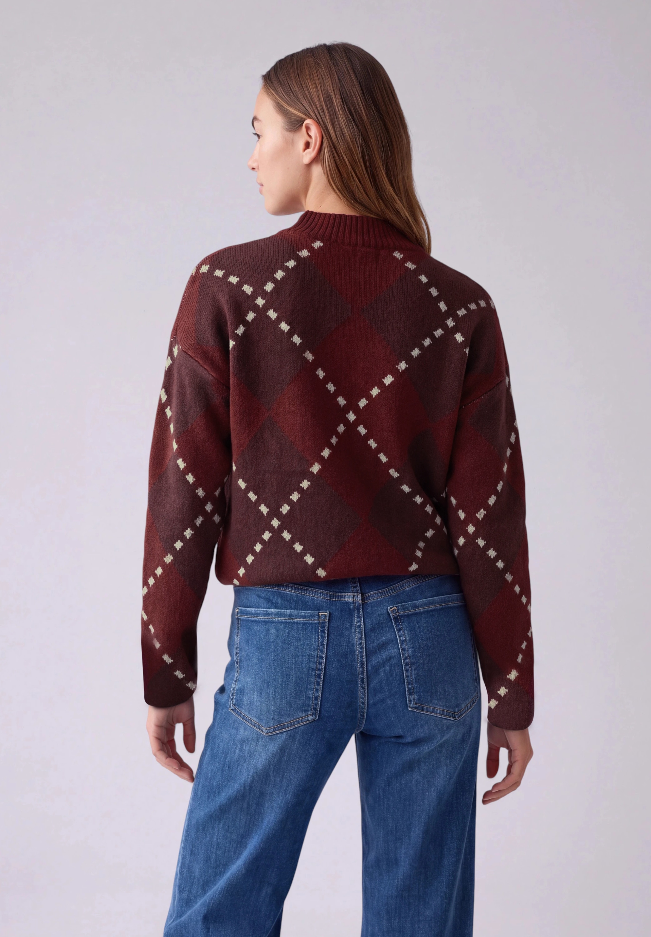 STREET ONE STUDIO Strickpullover aus softem Materialmix