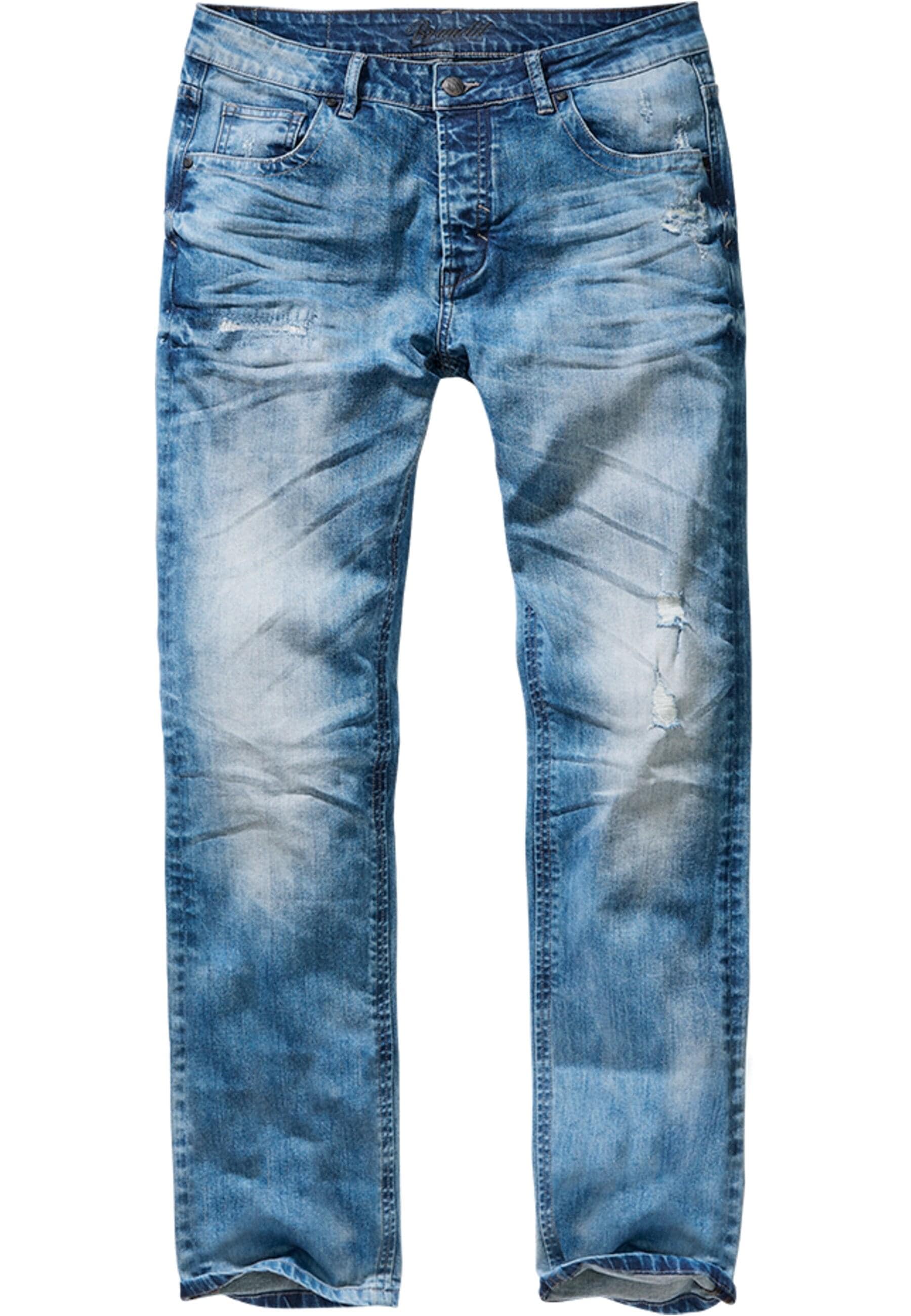 Brandit Bequeme Jeans »Brandit Herren Will Washed Denim Jeans«, (1 tlg.)