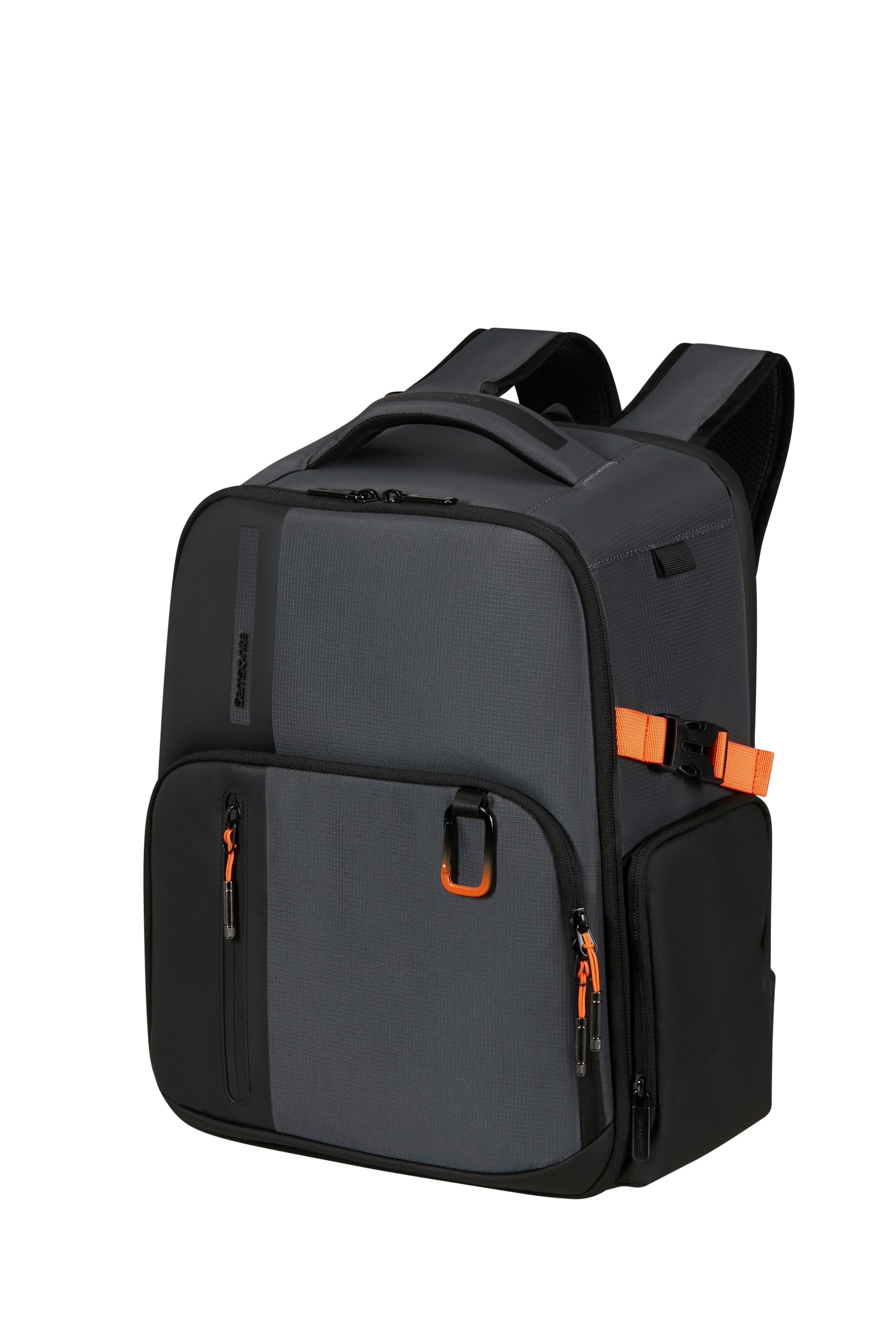 SAMSONITE Reiserucksack "BIZ2GO"grau, Polyester, Rucksäcke, reflektierende Details
