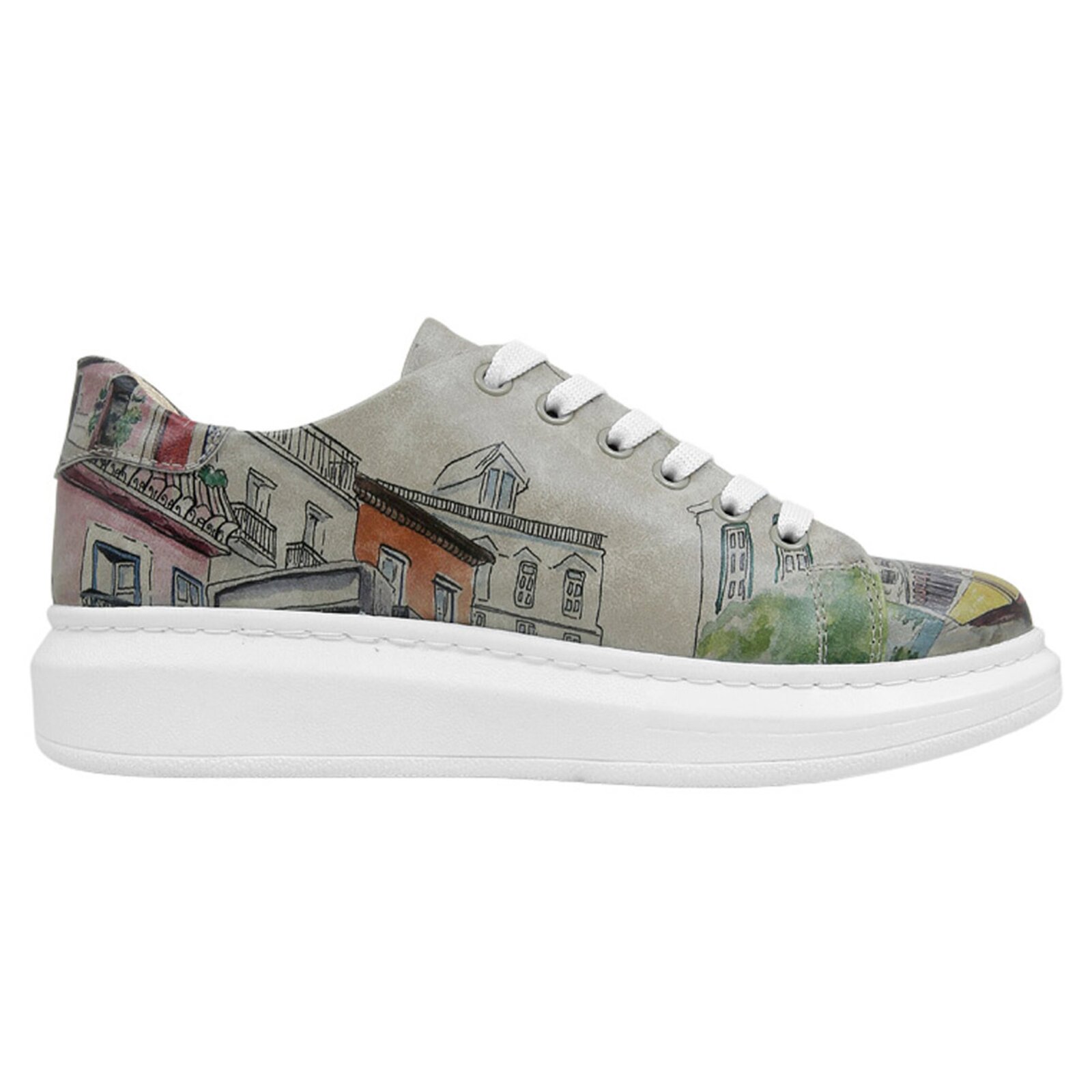Thumbnail - DOGO Plateausneaker "Myra Low-Top Sneaker Lisboa Damen Sneaker" Handgefertigt