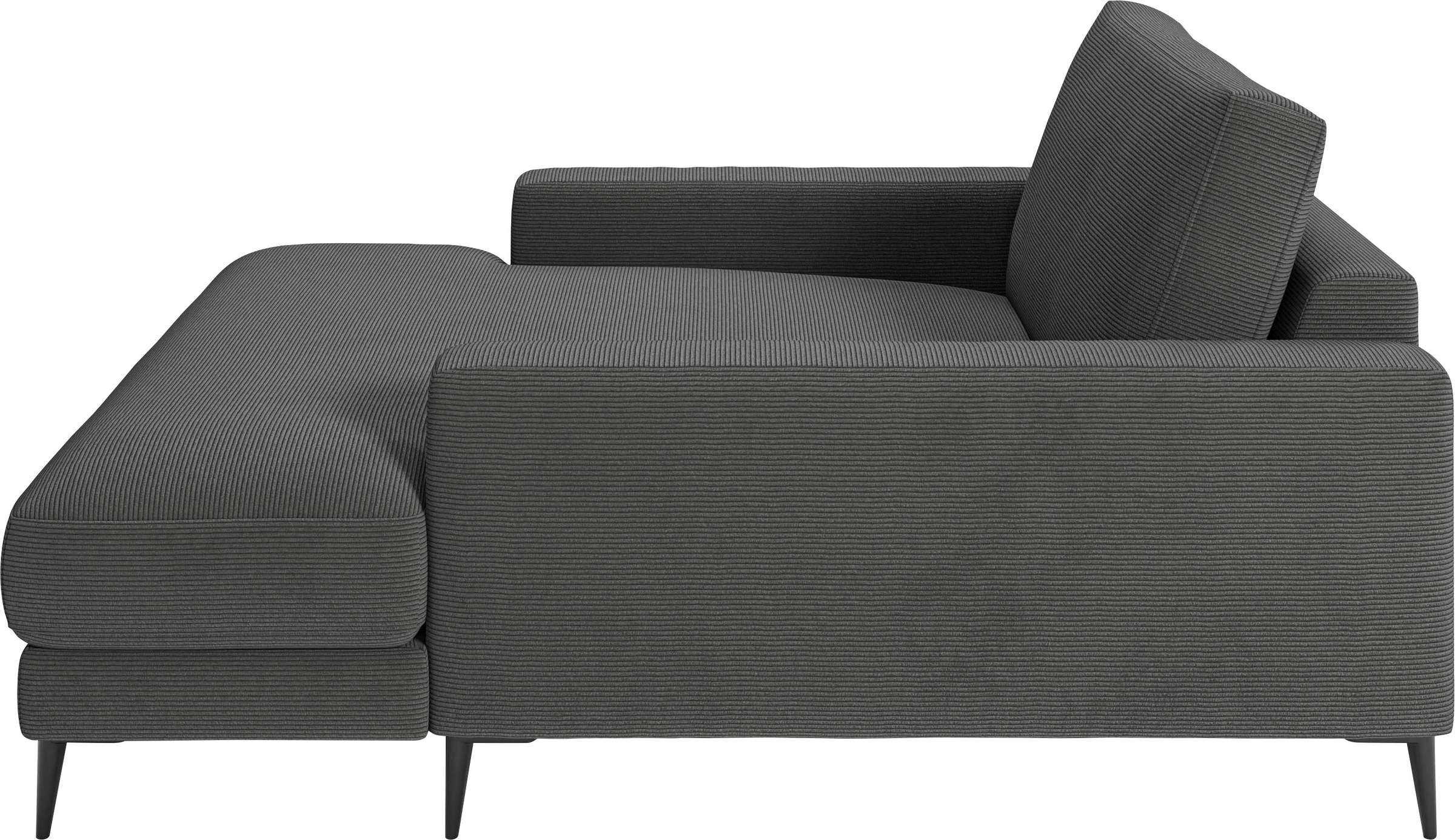 INOSIGN Chaiselongue »Downtown Loungemöbel zum Relaxen, B/T/H: 132/170/84 cm«, auch in Bouclé, Cord und Easy care - leicht mir Wasser zu reinigen