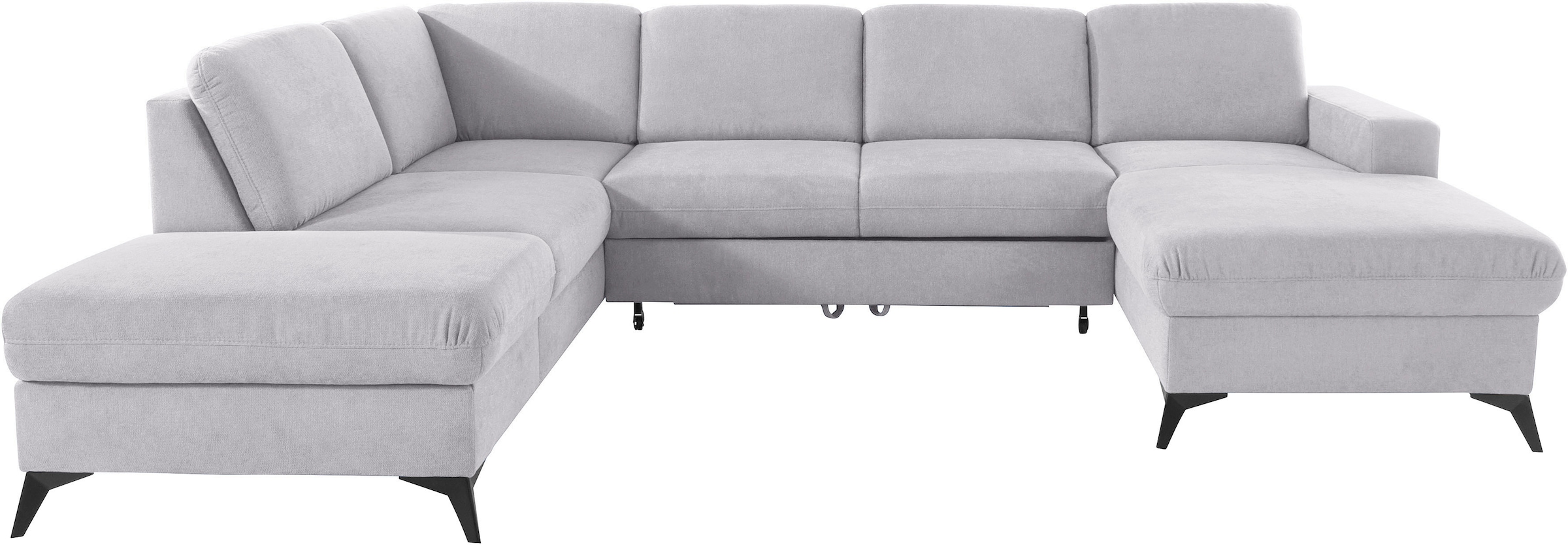 Home affaire Wohnlandschaft "Lolland U-Form" Wahlweise mit Bettfunktion und günstig online kaufen