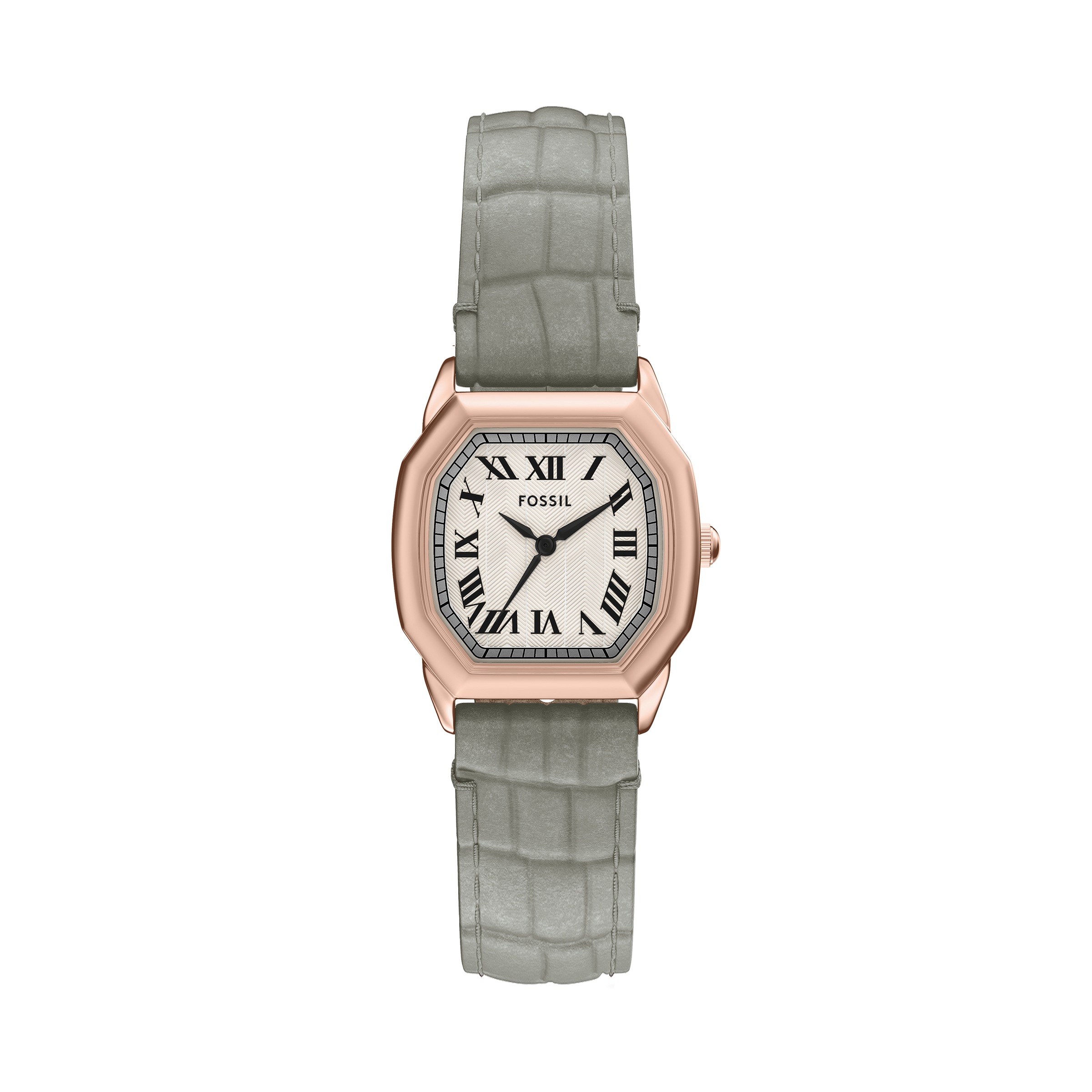 Fossil Quarzuhr »HARLOW«, Armbanduhr, Damenuhr, Lederarmband, analog