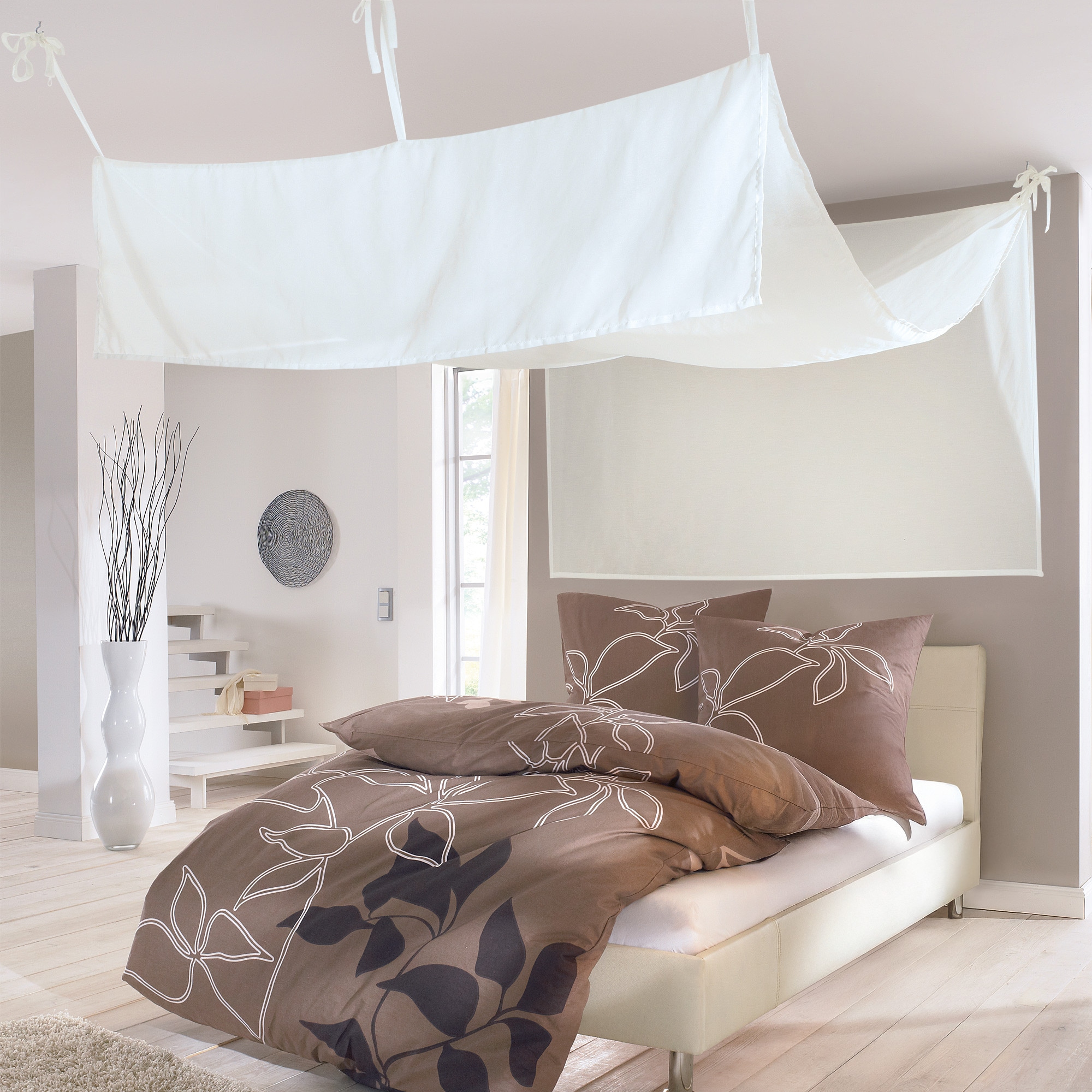 Kutti Bettvorhang "Roma Betthimmel" Bindebänder 1 Stk. tlg. romantischer St günstig online kaufen