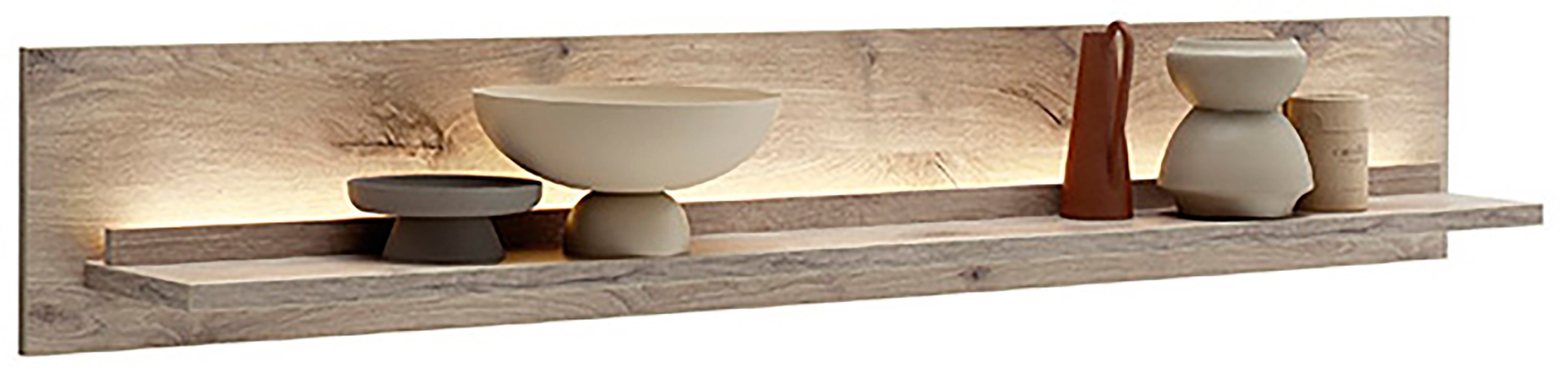 MCA furniture Wandboard »SANTERNO Wandboard«, Deko-Wandregal, Bücherregal, 1 Ablageboden, modern, Breite 150 cm