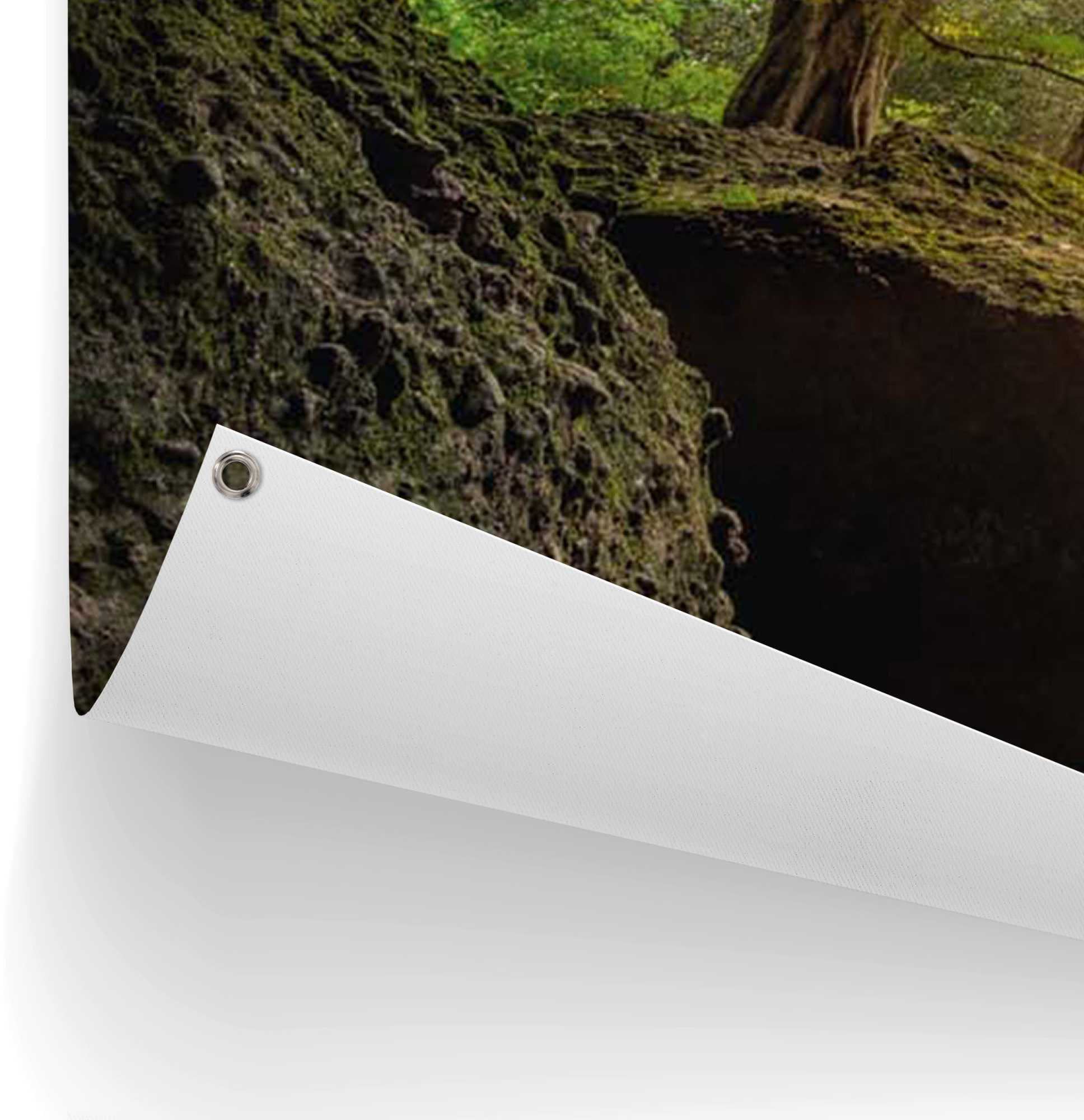 Reinders! Poster »Steinhöhle«, leichtes und wasserfestes Gartenposter für den Außeneinsatz