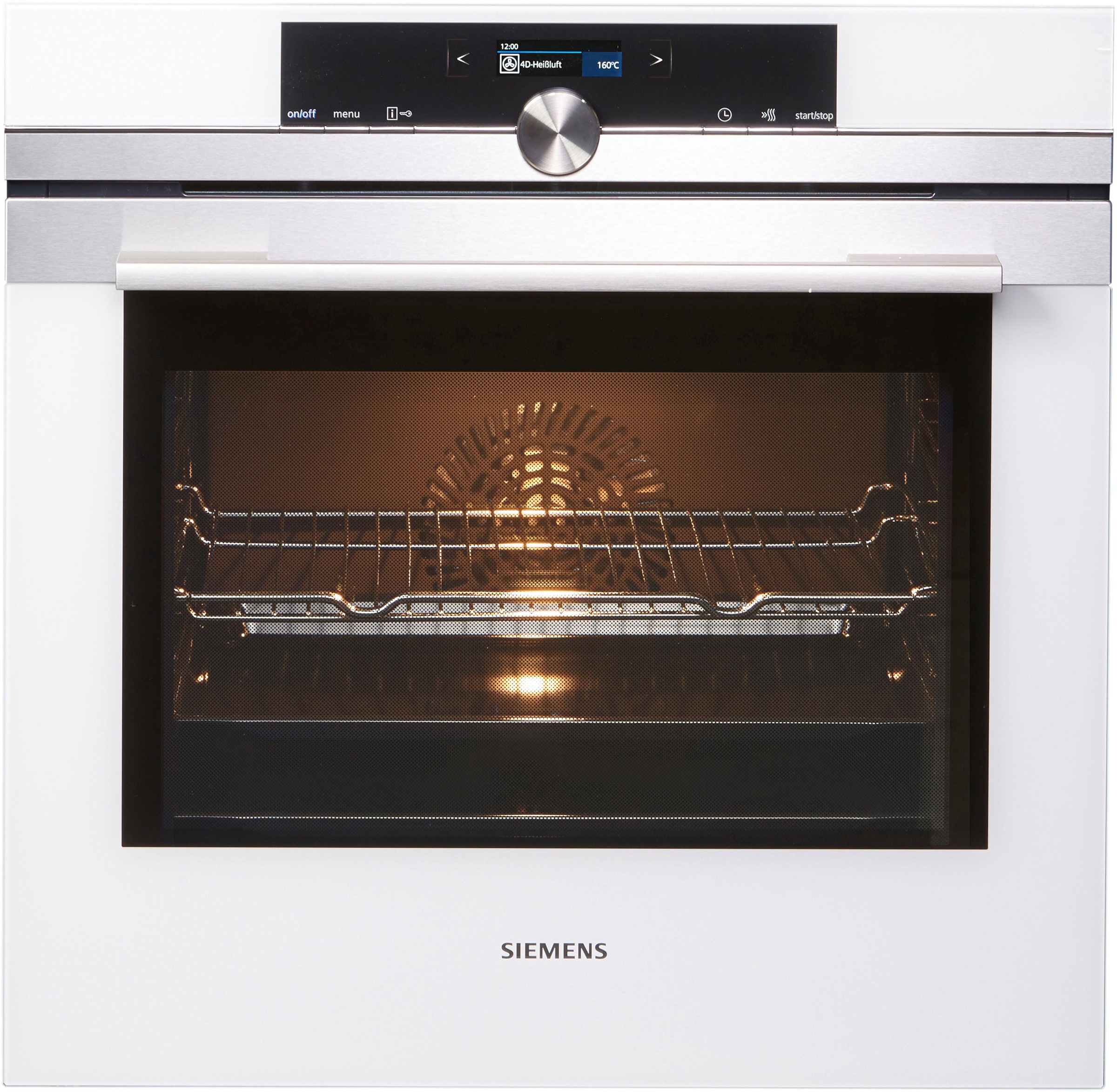 SIEMENS Einbaubackofen  »HB634GBW1«, mit Teleskopauszug nachrüstbar, ecoClean, mit ecoClean