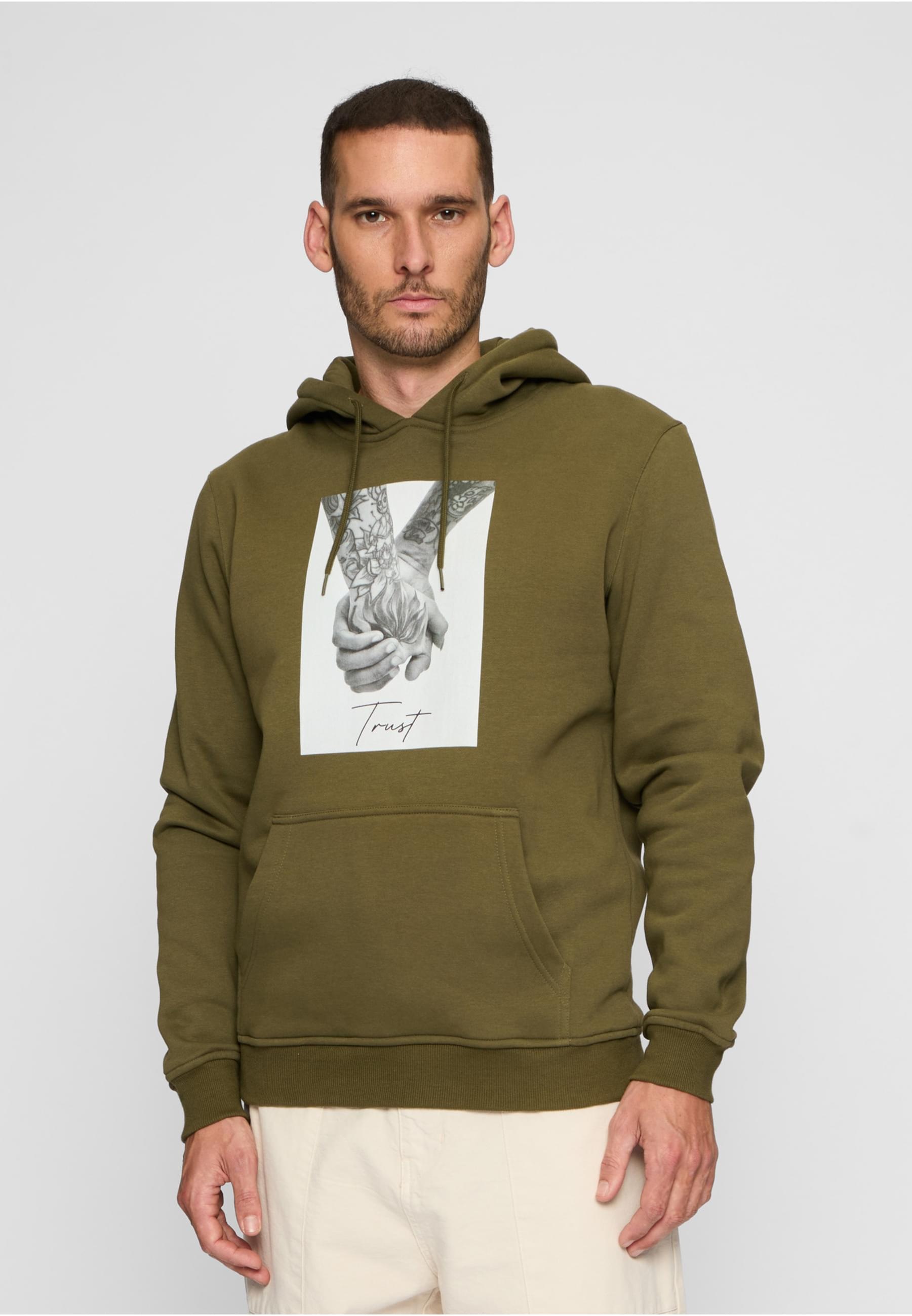 MisterTee Sweatshirt »MisterTee Herren Trust 2.0 Hoody«, (1 tlg.)