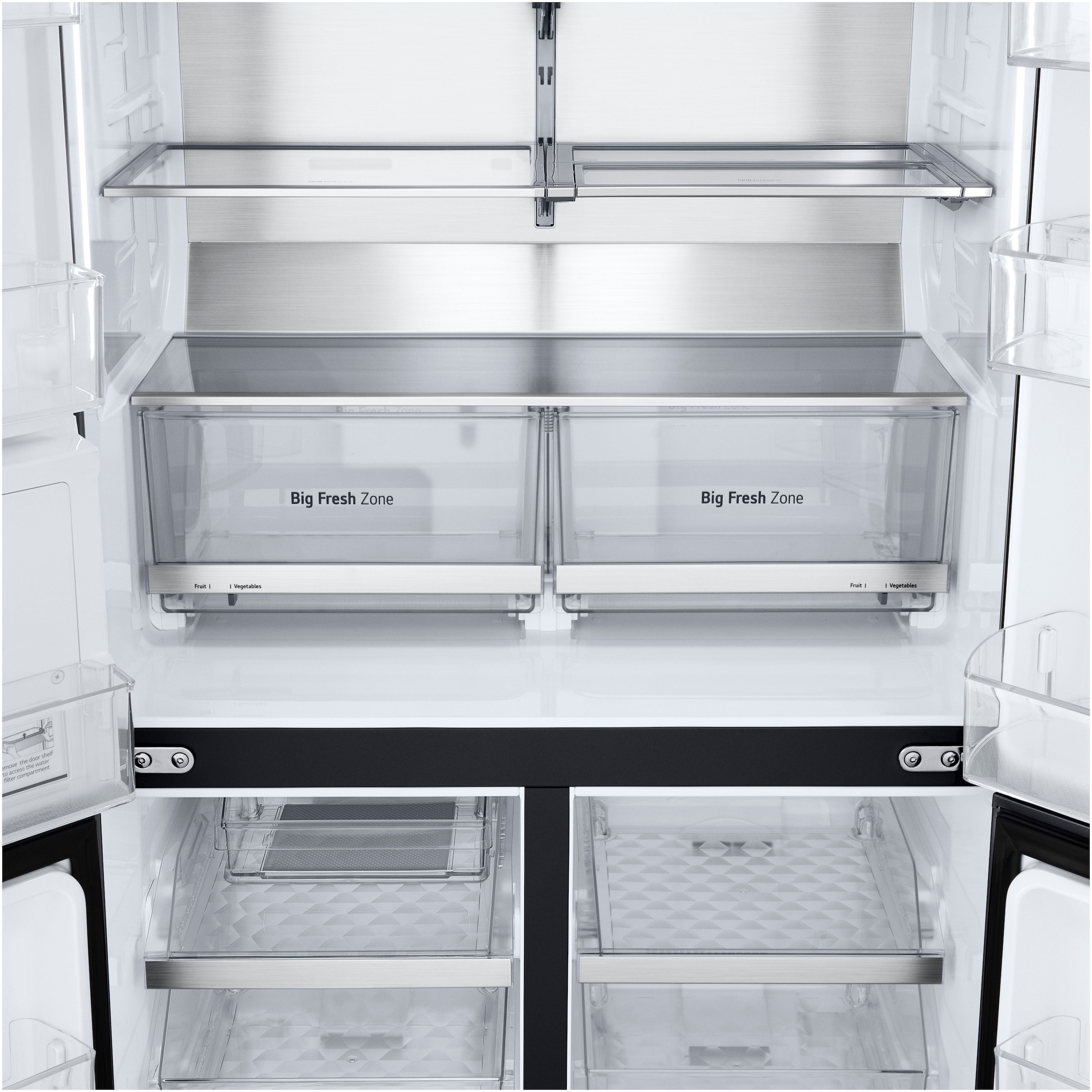 LG Multi Door »GMG960EVEE«, InstaView®: zweimal klopfen, reinschauen! mit Craft Ice - Spender
