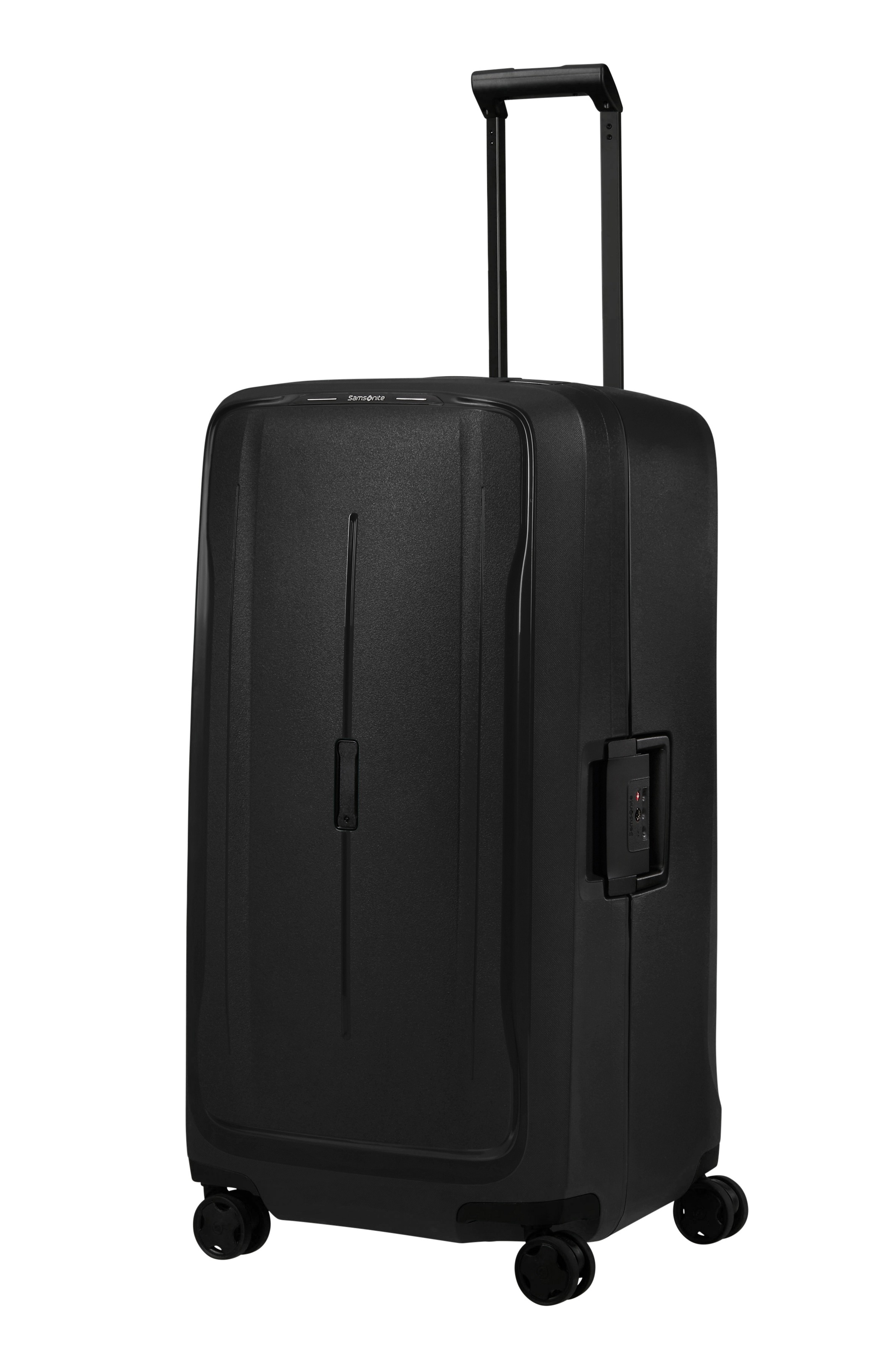 Samsonite Hartschalen-Trolley »ESSENS« 110 l 4 Rollen mit Teleskopgriff, mit Soft-Touch-Tragegriff, mit Adressetikett