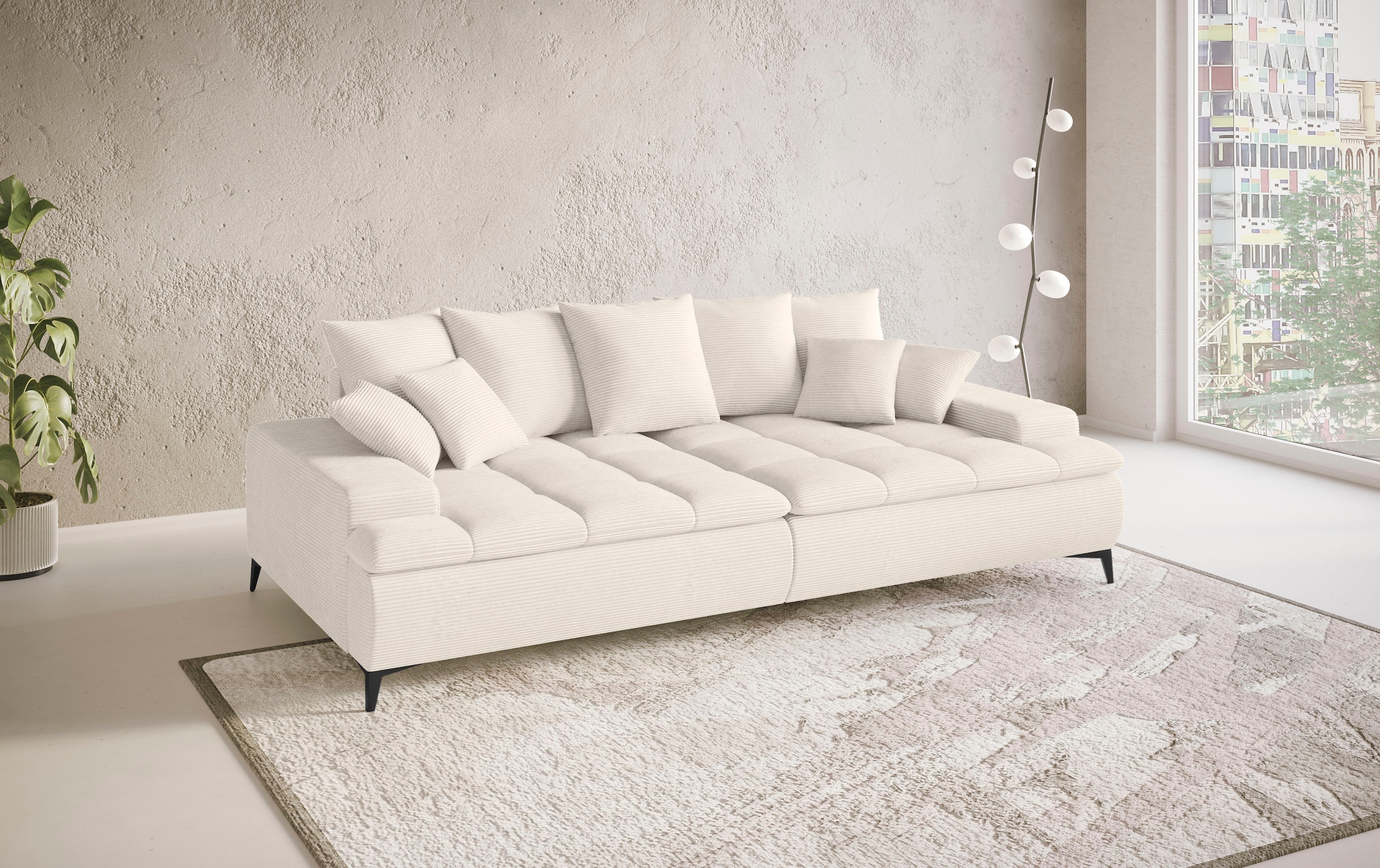 Mr. Couch Big-Sofa »Haiti III«, Mit Kaltschaum, bis 140 kg belastbar
