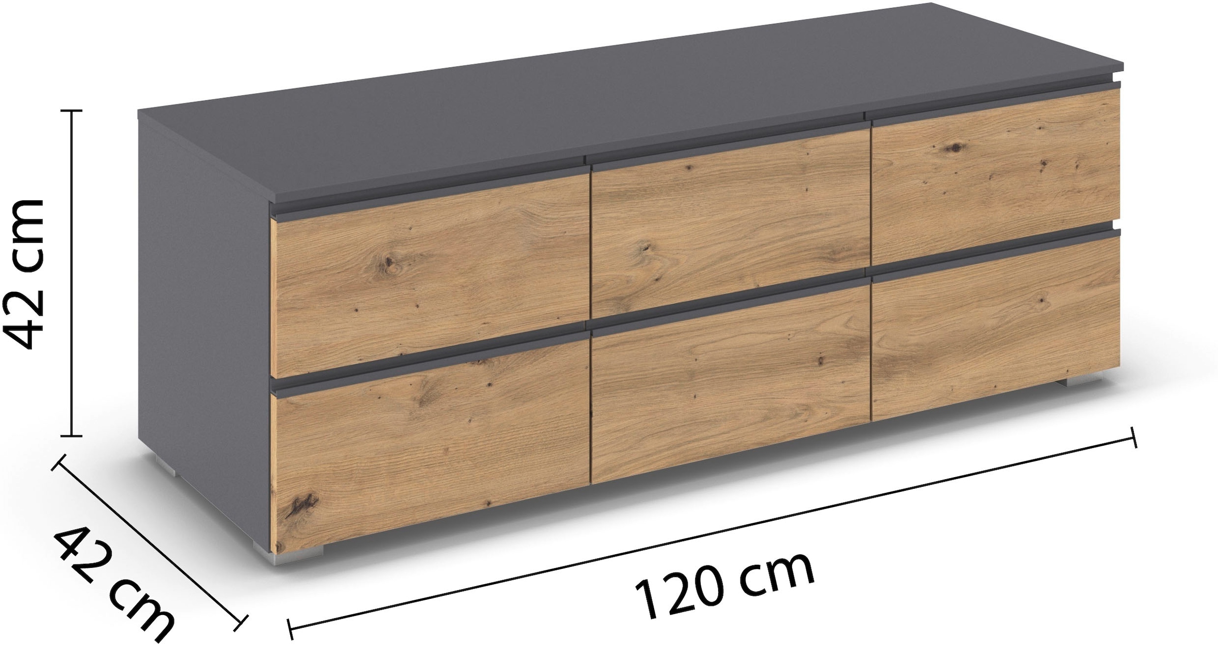 rauch TV-Board »Joel« Breite 80 oder 120 cm, 