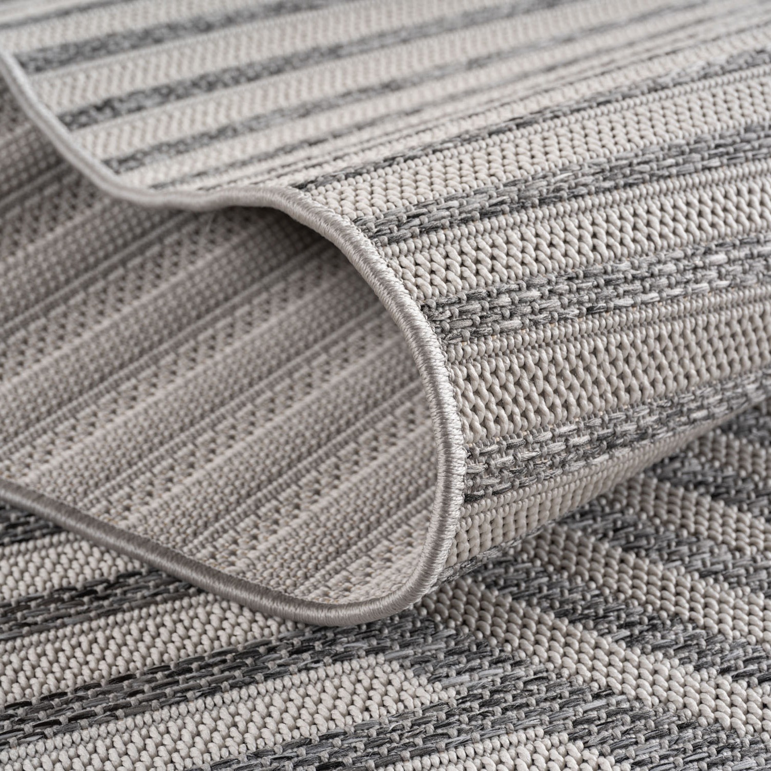 AYYILDIZ TEPPICHE Desert 1301 Outdoor Rug Grey 80x250cm 3