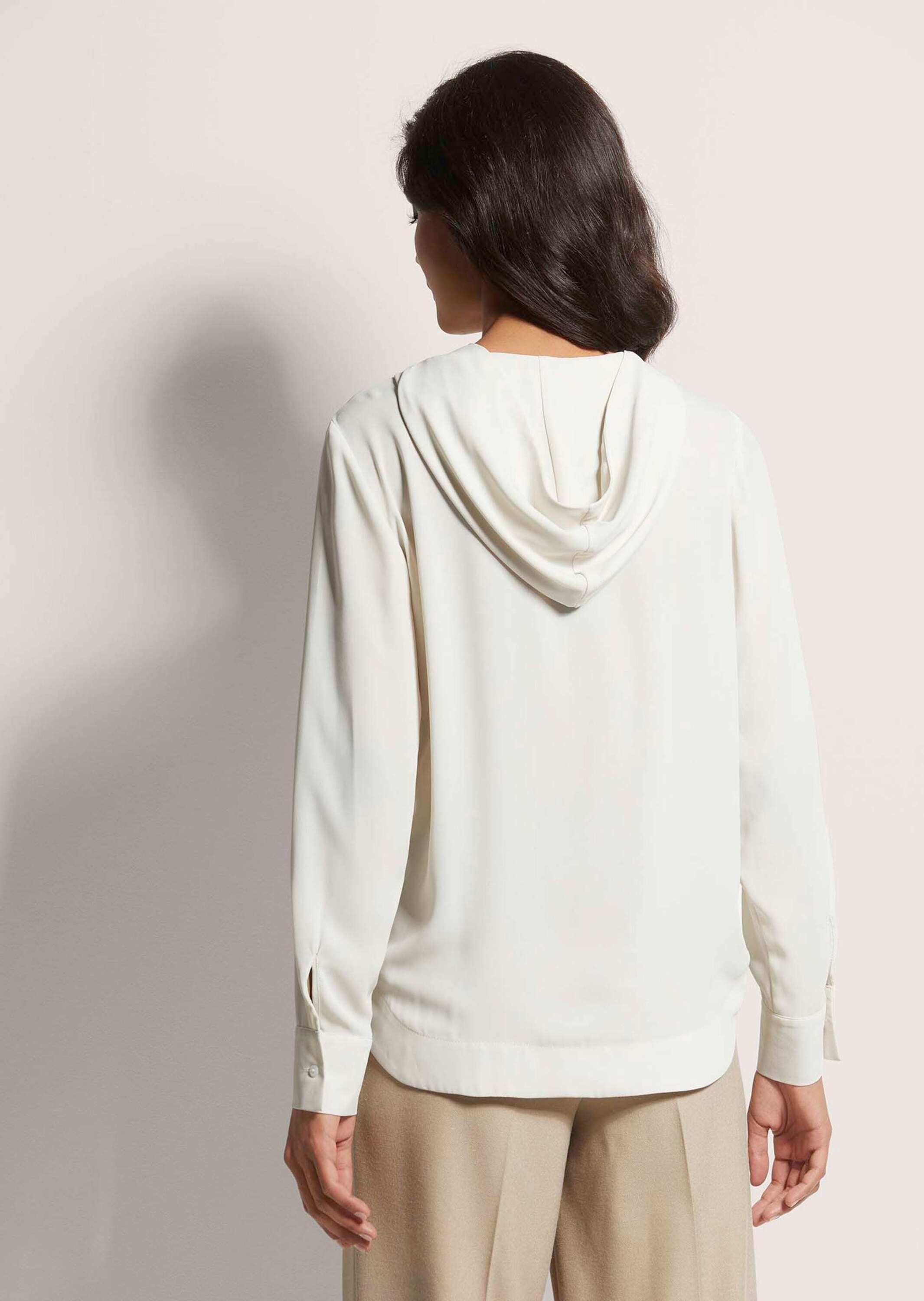 MADELEINE Langarmbluse »Bluse Schlupfbluse mit Kapuze«