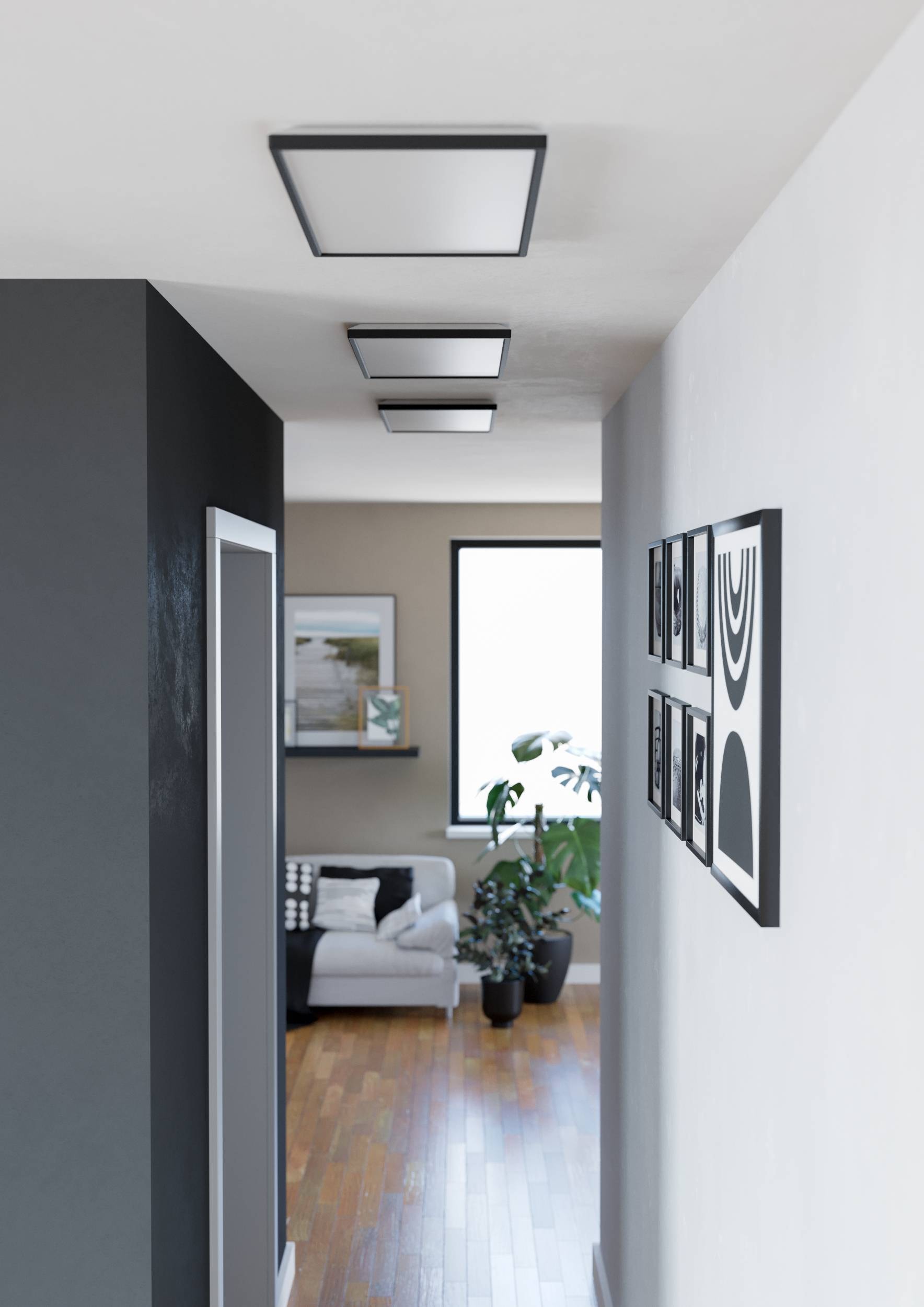 EGLO Deckenleuchte »Rovito Deckenlampe, Deckenbeluchtung, Badlampe Decke, Kunststoff, IP44« LED-Modul 1 Stk. Kaltweiß | Neutralweiß | Warmweiß