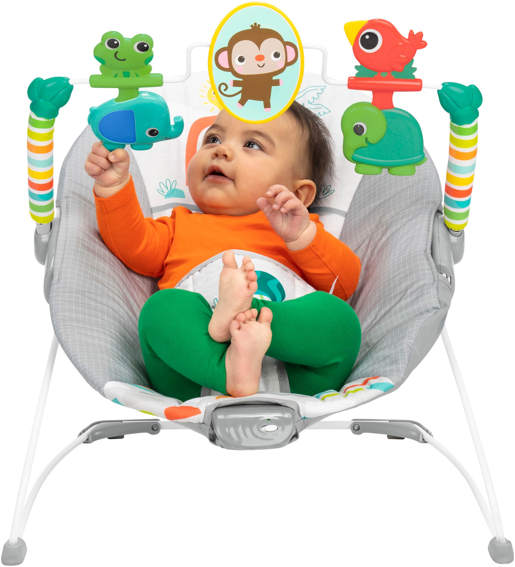 Bright Starts Babywippe »Playful Paradise™ Vibrating Bouncer« bis 9 kg mit Sound-Effekt