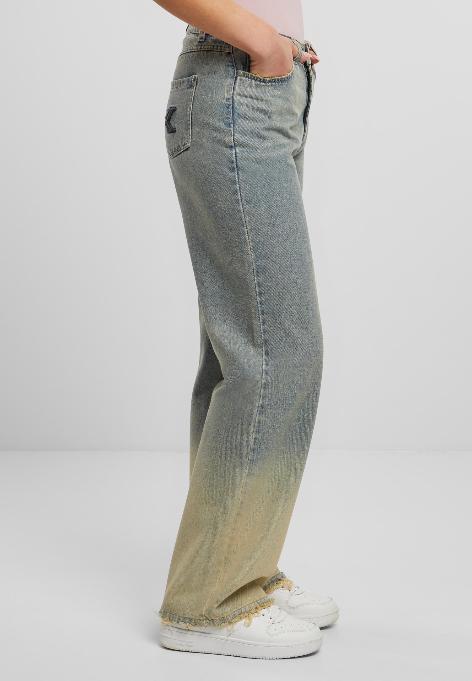 Karl Kani Bequeme Jeans »Karl Kani Karl Kani Og Five Pocket Straight Leg Gradient Denim«