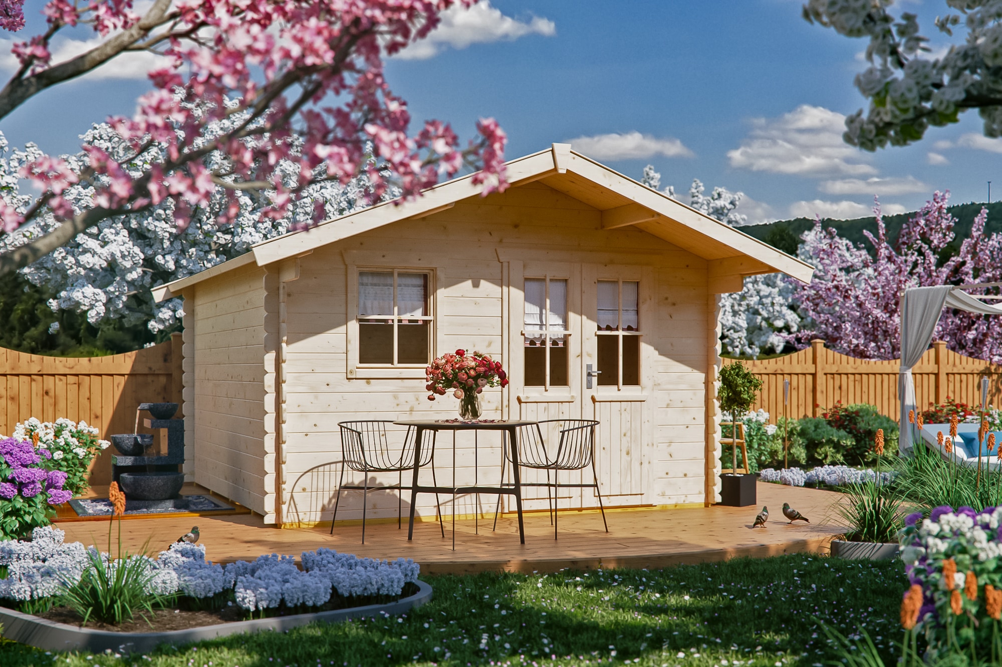 Skanholz Gartenhaus »Malaga 2«