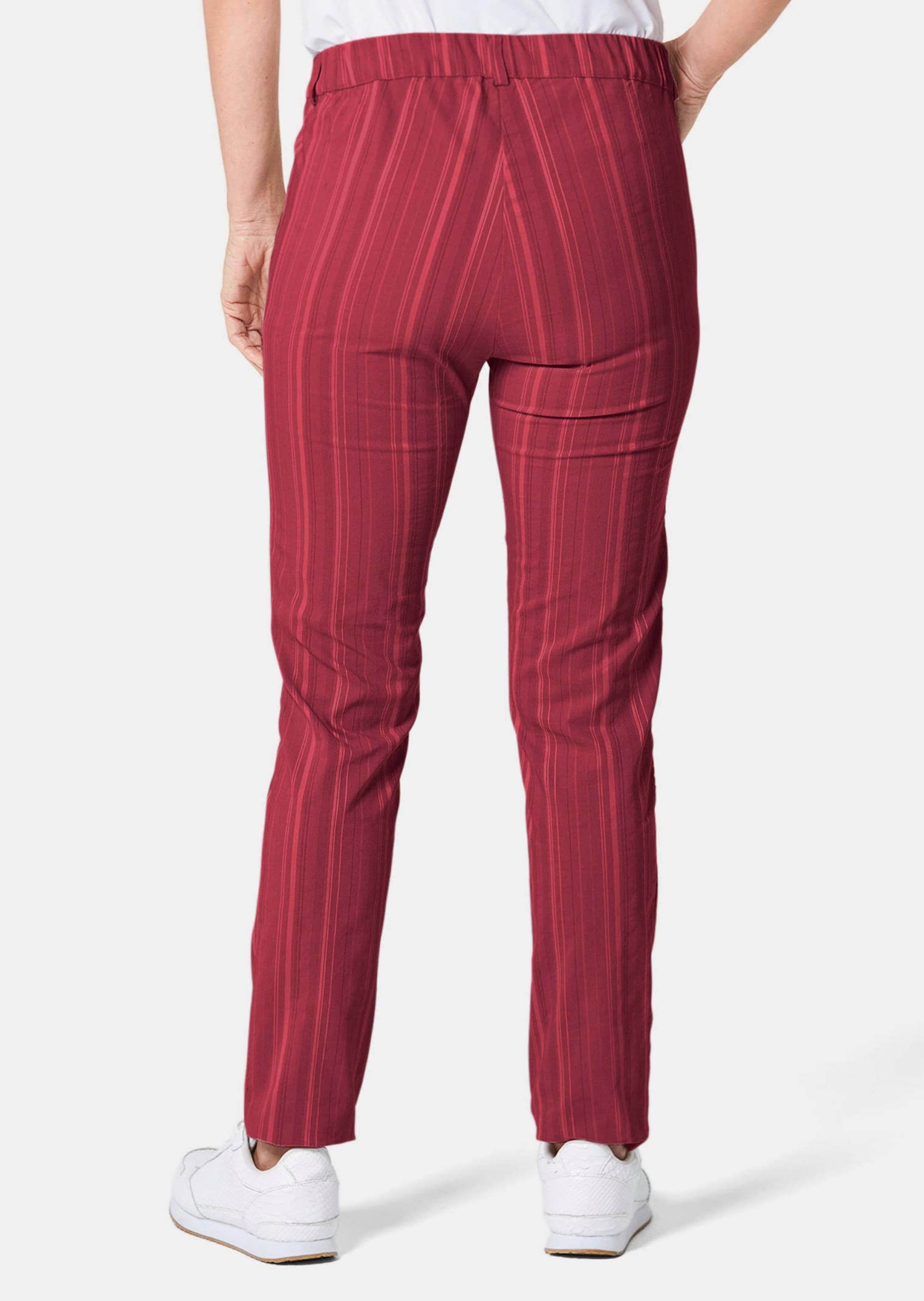 GOLDNER Stoffhose »Sportliche Strukturhose in elastischer Ware«