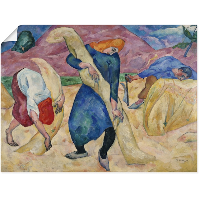 Artland Wandbild »Ernte. 1913«, Bilder von Berufen, (1 St.), als Alubild,  Leinwandbild, Wandaufkleber oder Poster in versch. Größen kaufen | BAUR
