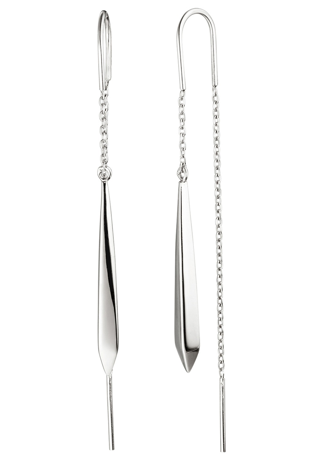 JOBO Paar Ohrhänger dreieckig 925 Silber