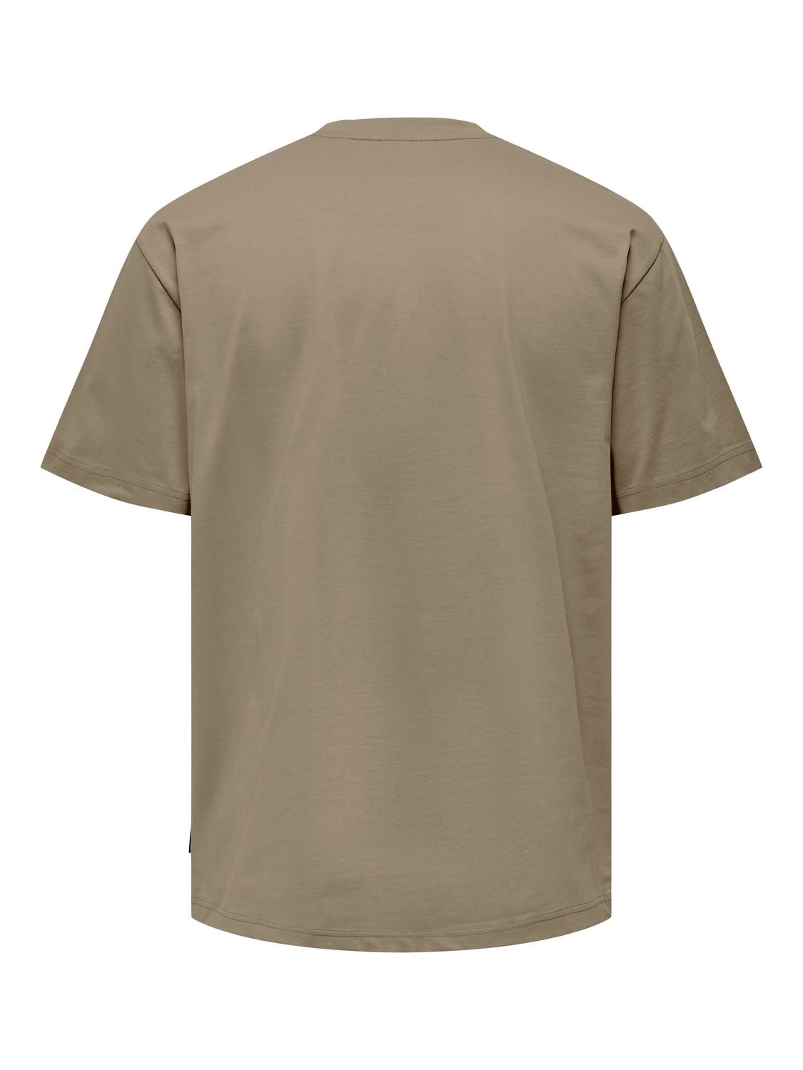 ONLY & SONS Rundhalsshirt »ONSFRED RLX SS TEE«