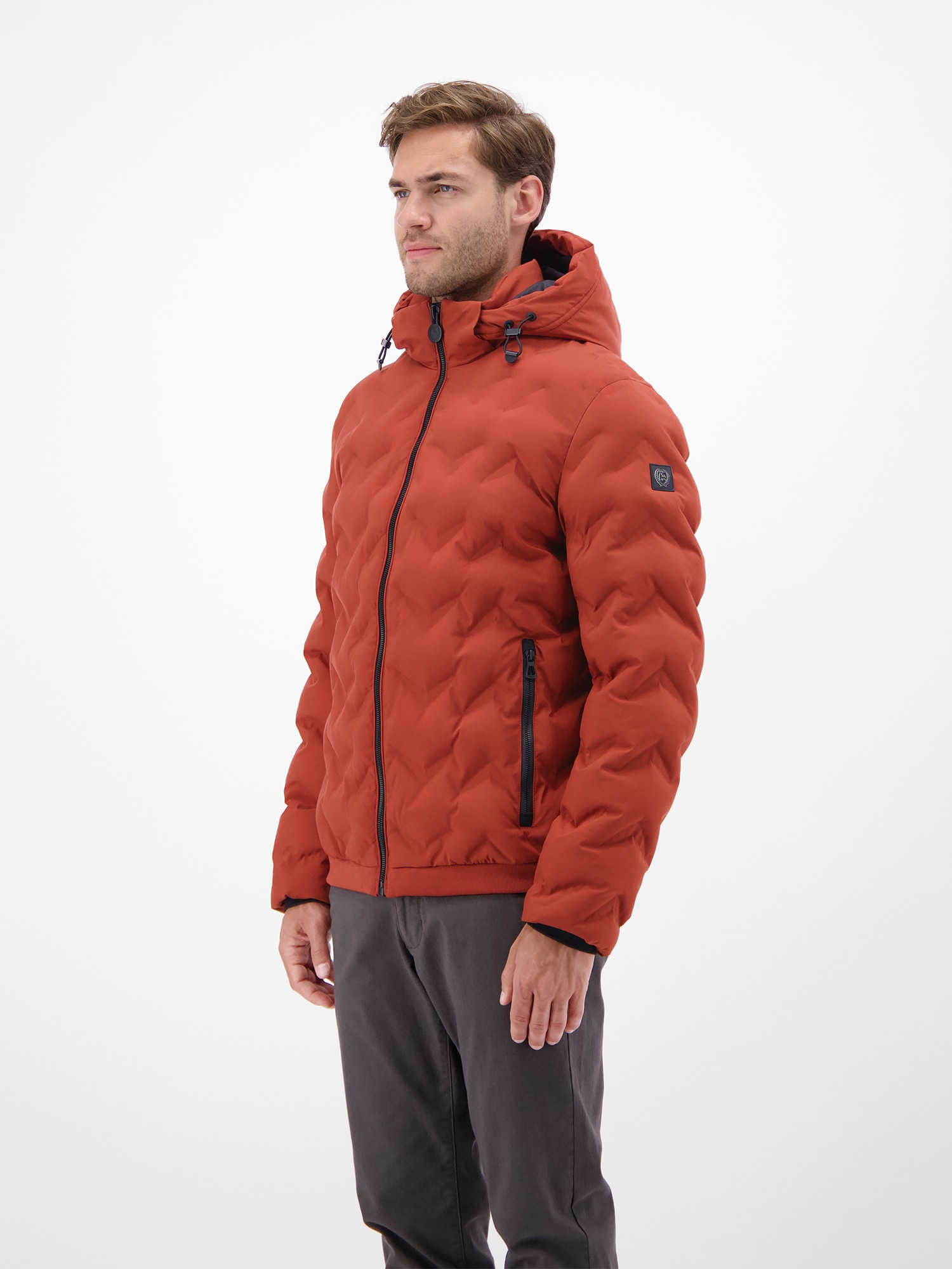 LERROS Steppjacke »LERROS Herren Funktions-Steppjacke«, mit Kapuze, Wasser- und windabweisend, atmungsaktiv