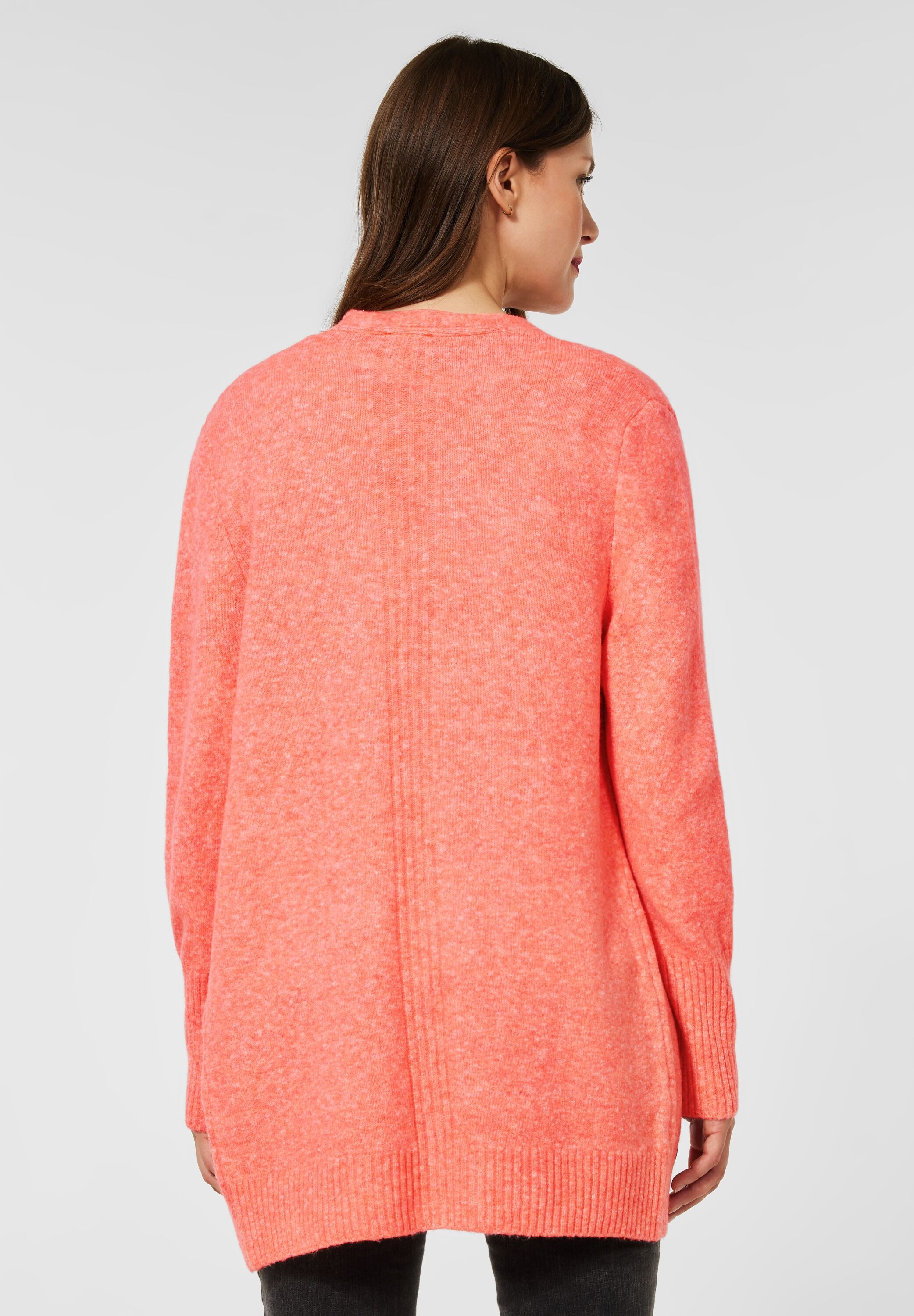 STREET ONE Strickjacke, in Unifarbe