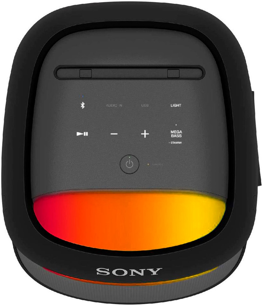 Sony Party-Lautsprecher »SRS-XV500«, 25 Std. Akku, tragbar, für drinnen + draußen, IPX4-Bewertung