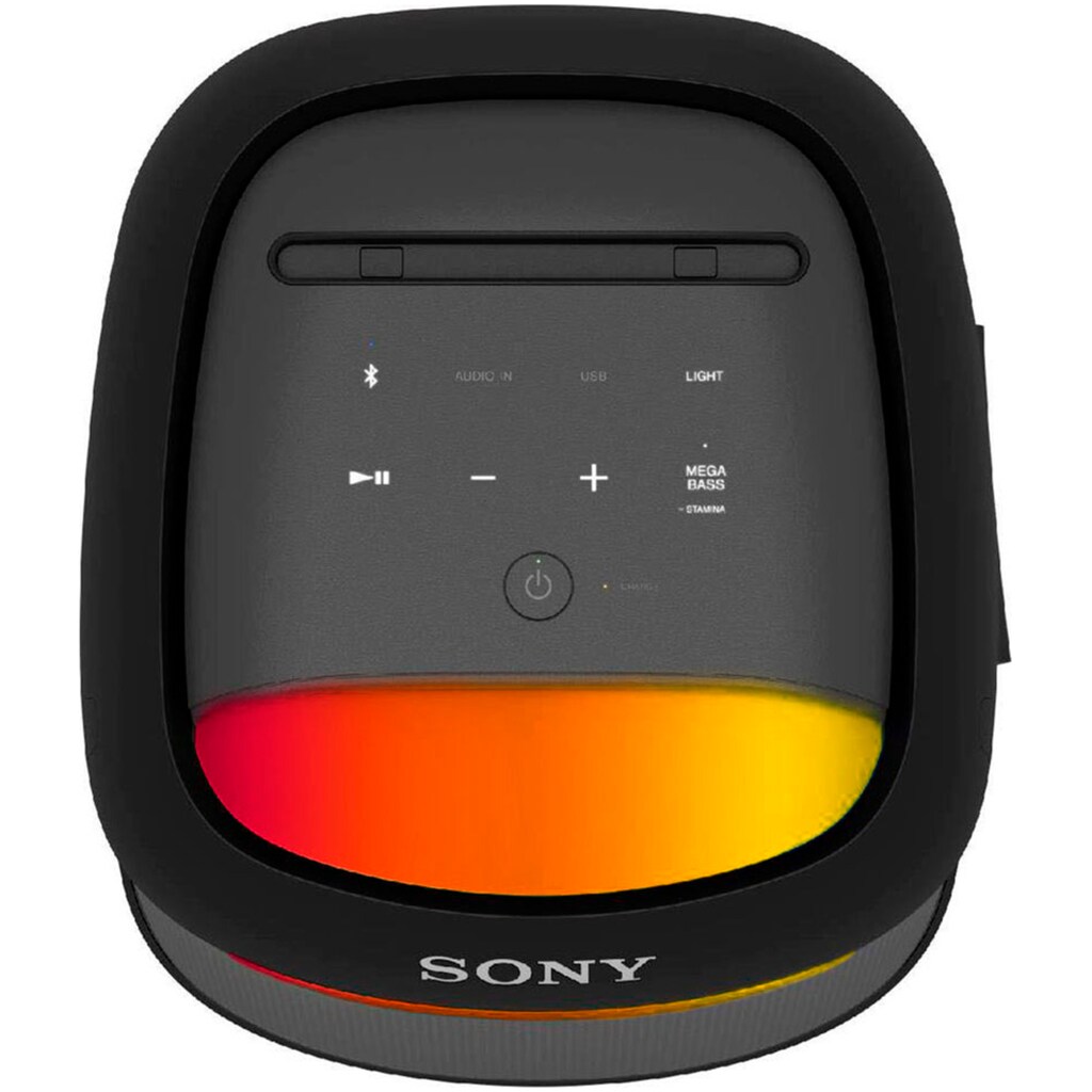 Sony Party-Lautsprecher »SRS-XV500«, 25 Std. Akku, tragbar, für drinnen + draußen, IPX4-Bewertung