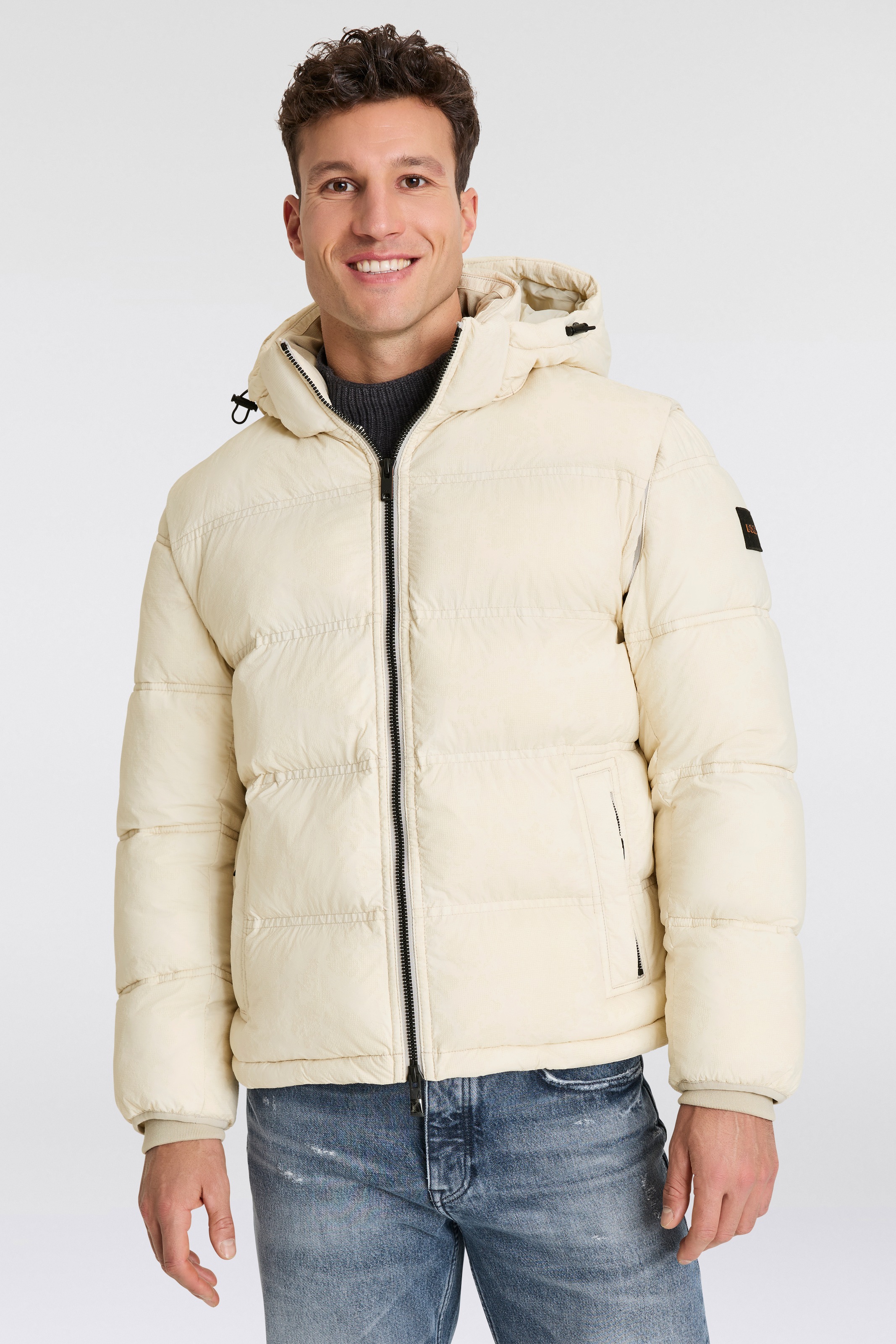 BOSS ORANGE Steppjacke "Obark", mit Kapuze, mit integriertem Stehkragen günstig online kaufen