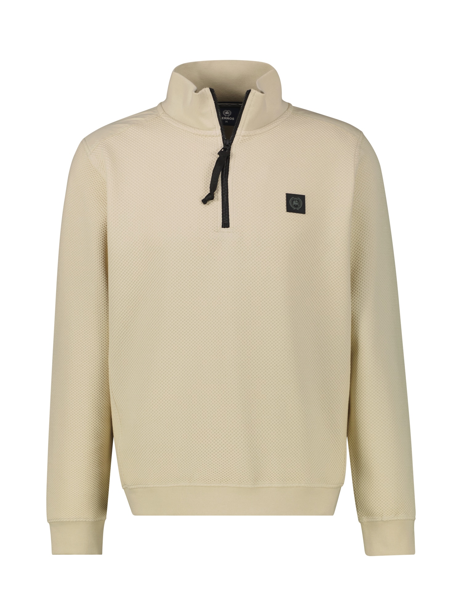 LERROS Sweatshirt "LERROS Struktur-Troyer in Großen Größen" günstig online kaufen