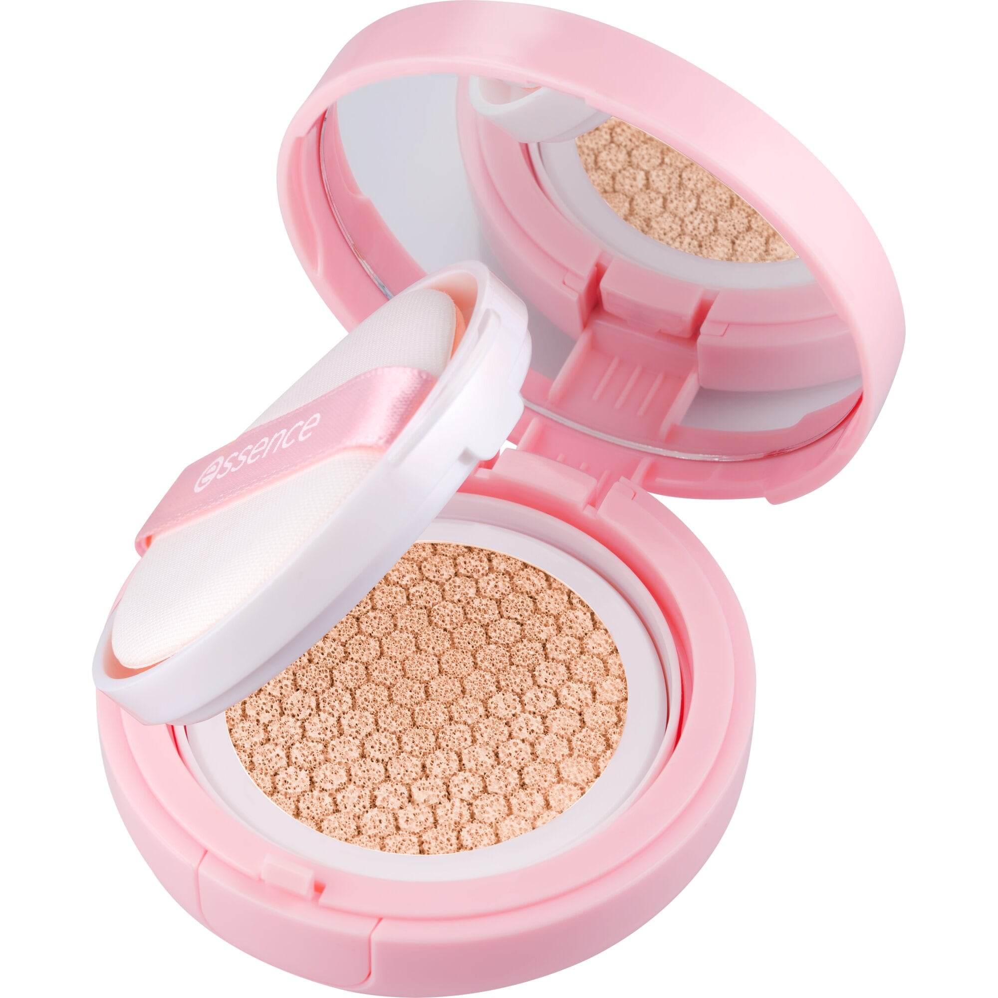 Essence Foundation »BRIGHTEN UP! cushion foundation«, Flüssige Textur, mittlere Deckkraft, wasserfest, alle Hauttypen