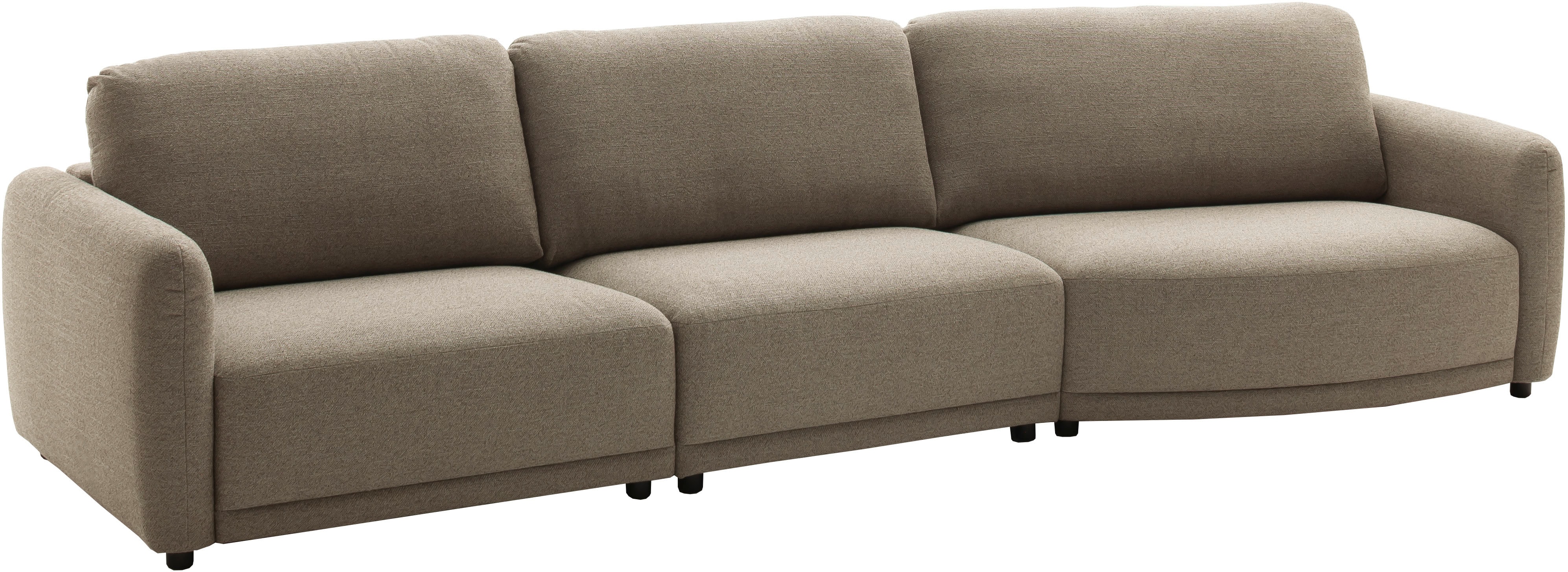 SCHÖNER WOHNEN-Kollektion "Wonder, Mega-Sofa, Modernes Design mit sanfter Rundung, Breite 349cm" Organische Form, Kammerkissen-Komfort & XXL-Maße