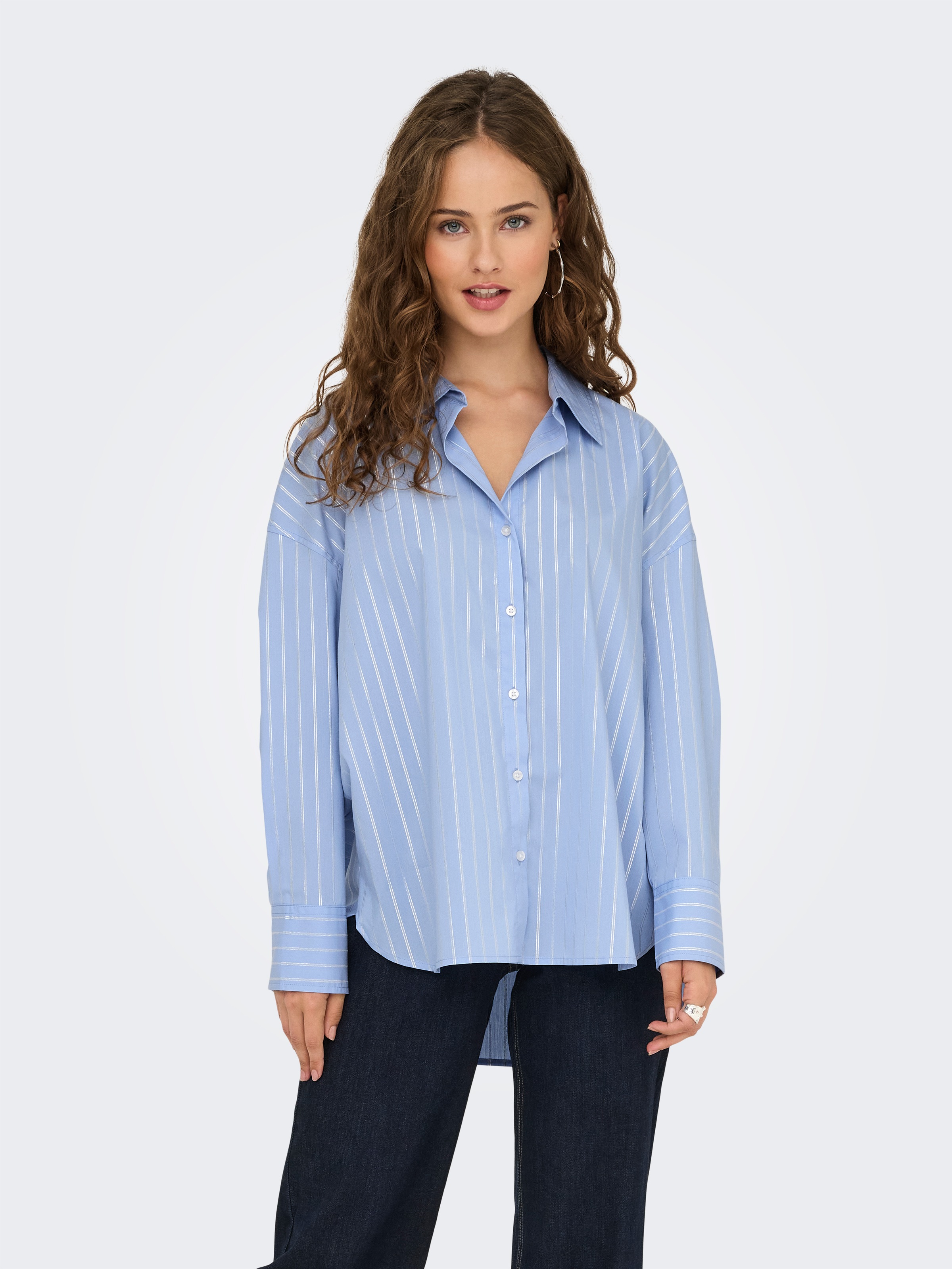 JDY Hemdbluse "JDYMIO L/S LUREX LOOSE SHIRT WVN NOOS" günstig online kaufen