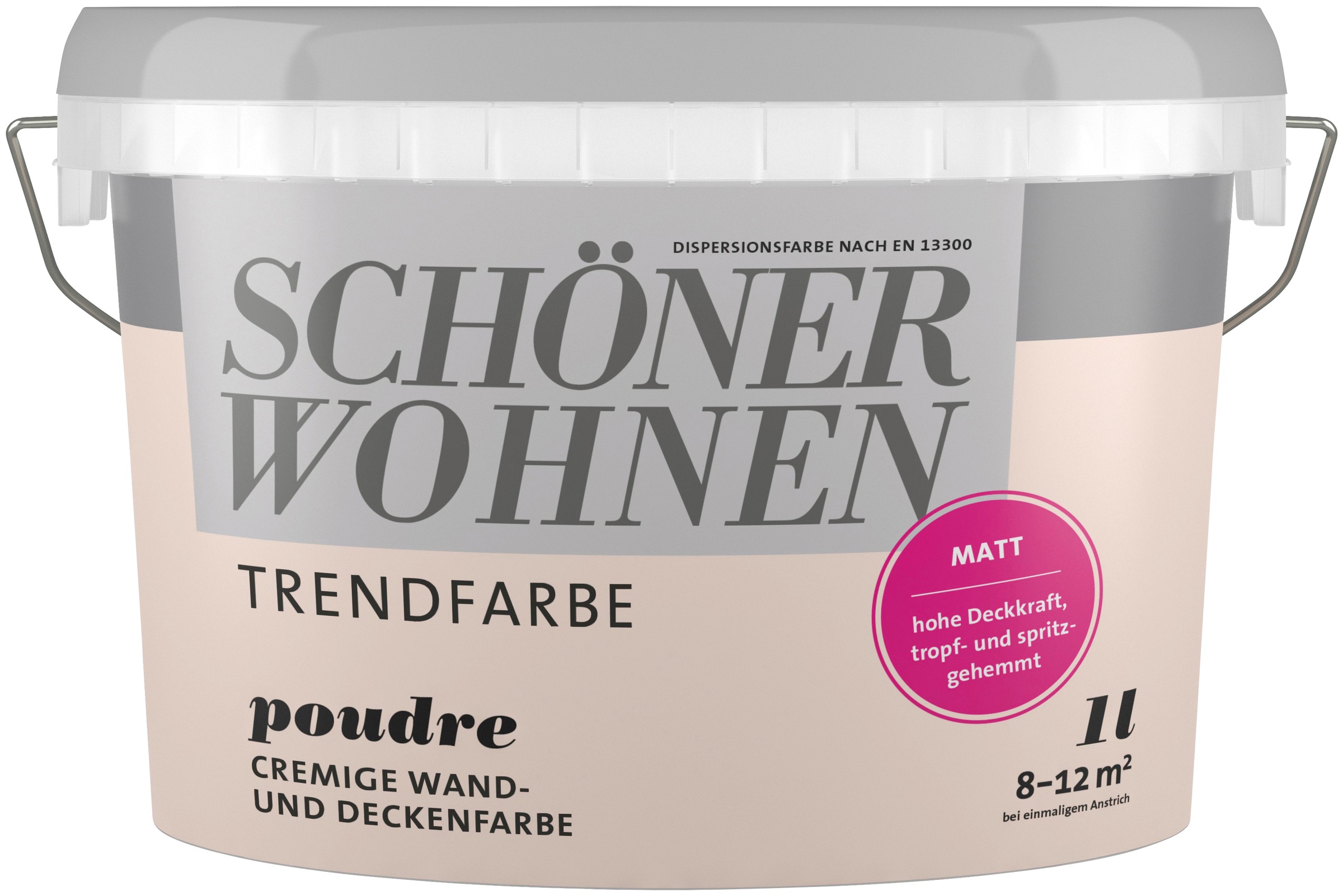 SCHÖNER WOHNEN-Kollektion Wand- und Deckenfarbe »Trendfarbe«, poudre, 1