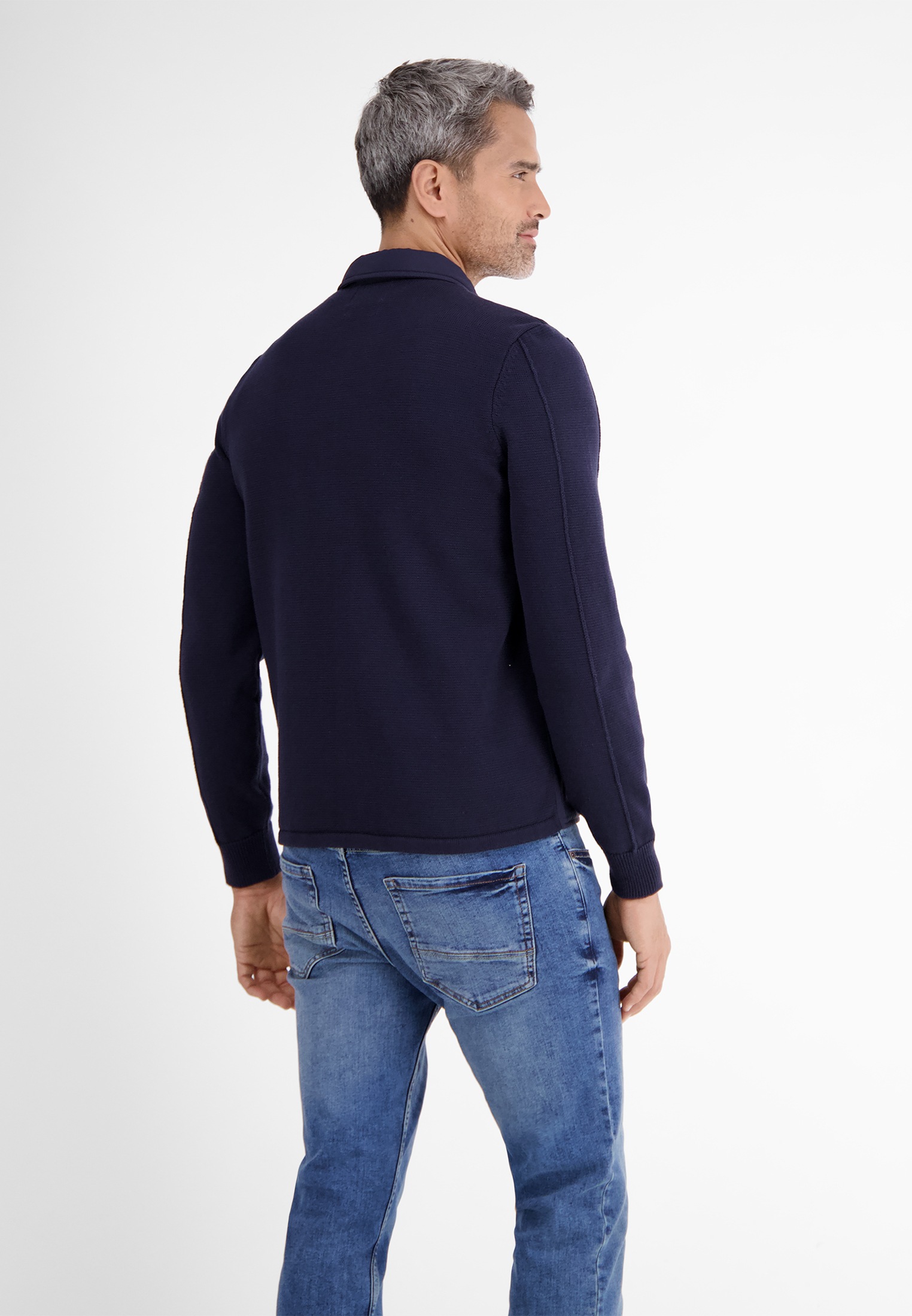 LERROS Strickjacke "Strickjacke mit Nylon-Steppoptik" günstig online kaufen