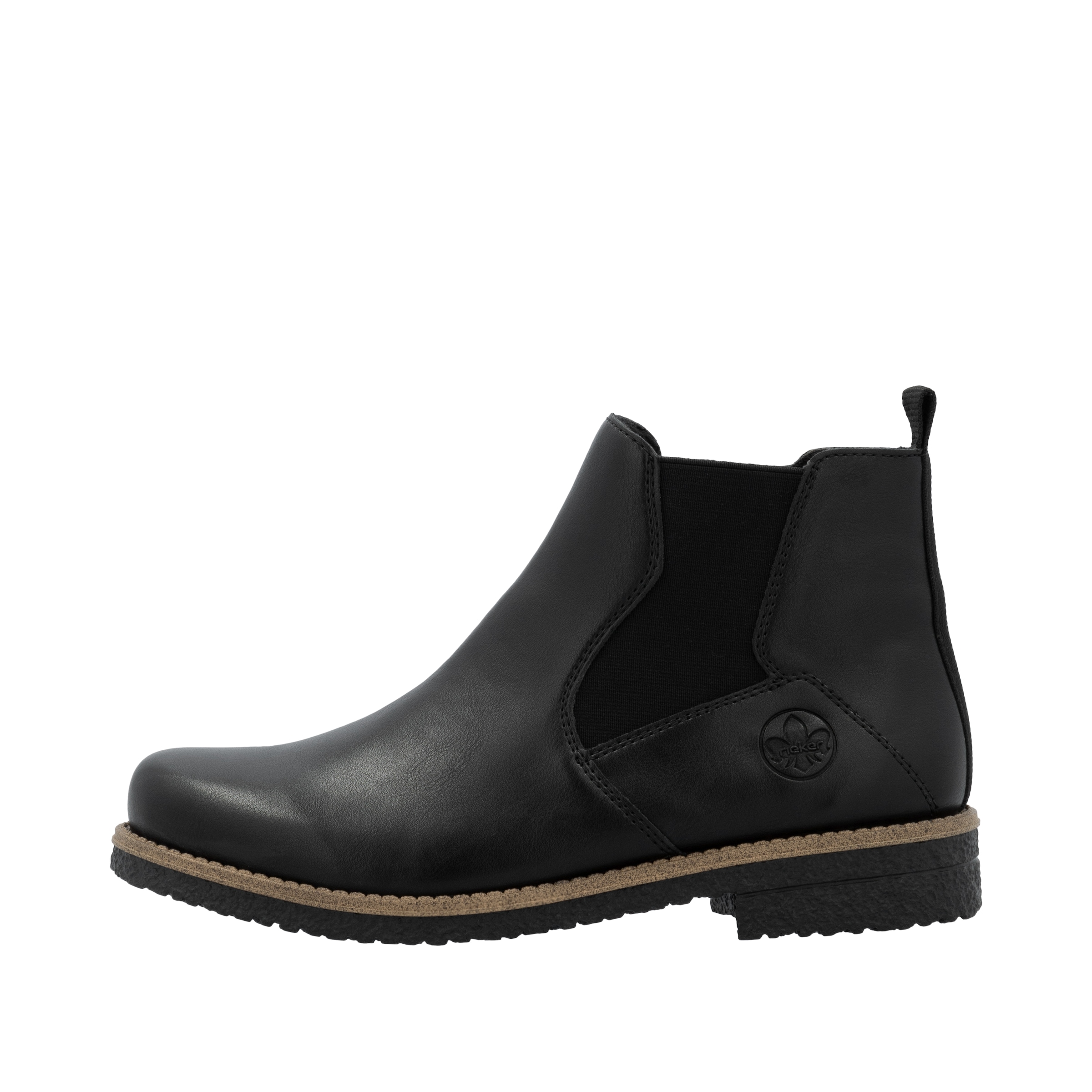 Rieker Chelseaboots, Stiefelette, Schlupfboots, Stretcheinsatz, mit Innenreißverschluss