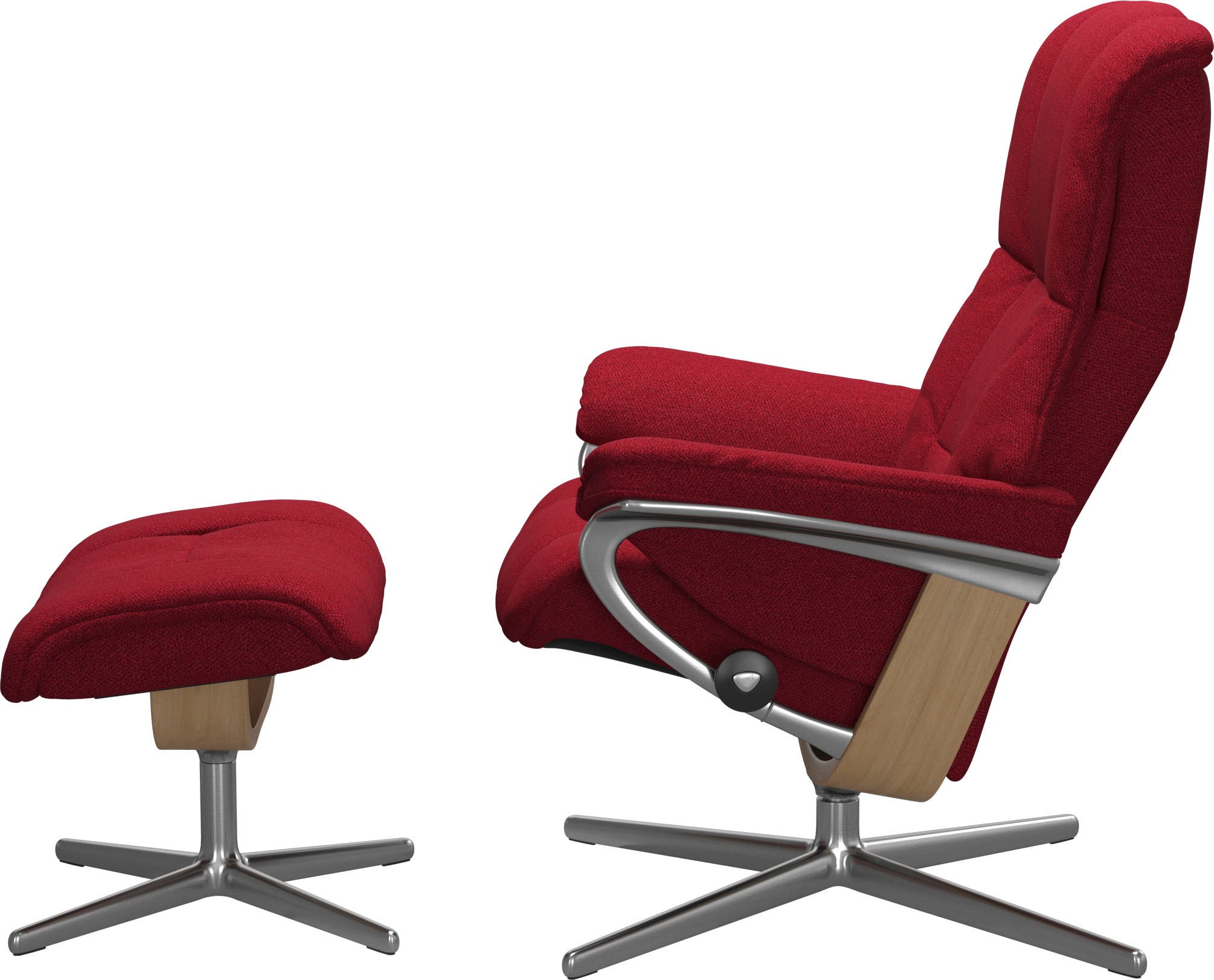 Stressless® Fußhocker »Mayfair«, mit Cross Base, Größe S, M & L, Holzakzent Eiche