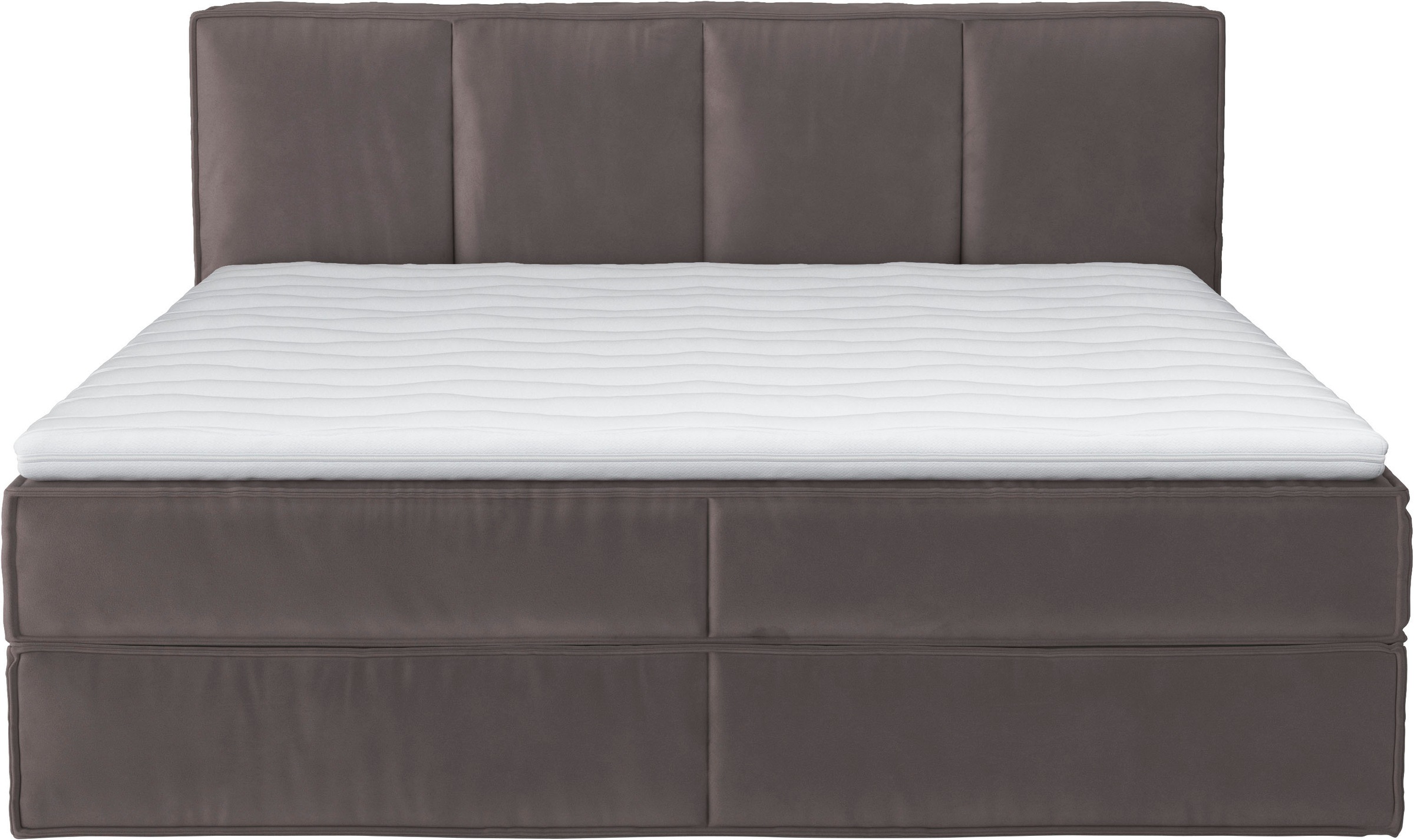 Home affaire Boxspringbett »Sacy«, Boxbett inkl. Topper, 2 Matratzen, Härtegrade H2, H3 und H4 wählbar