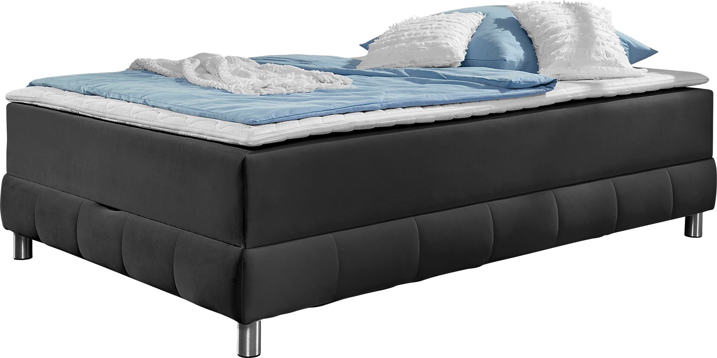 INOSIGN Boxspringbett "Vaasa", für Dachschrägen geeignet, inkl. Bettkasten günstig online kaufen