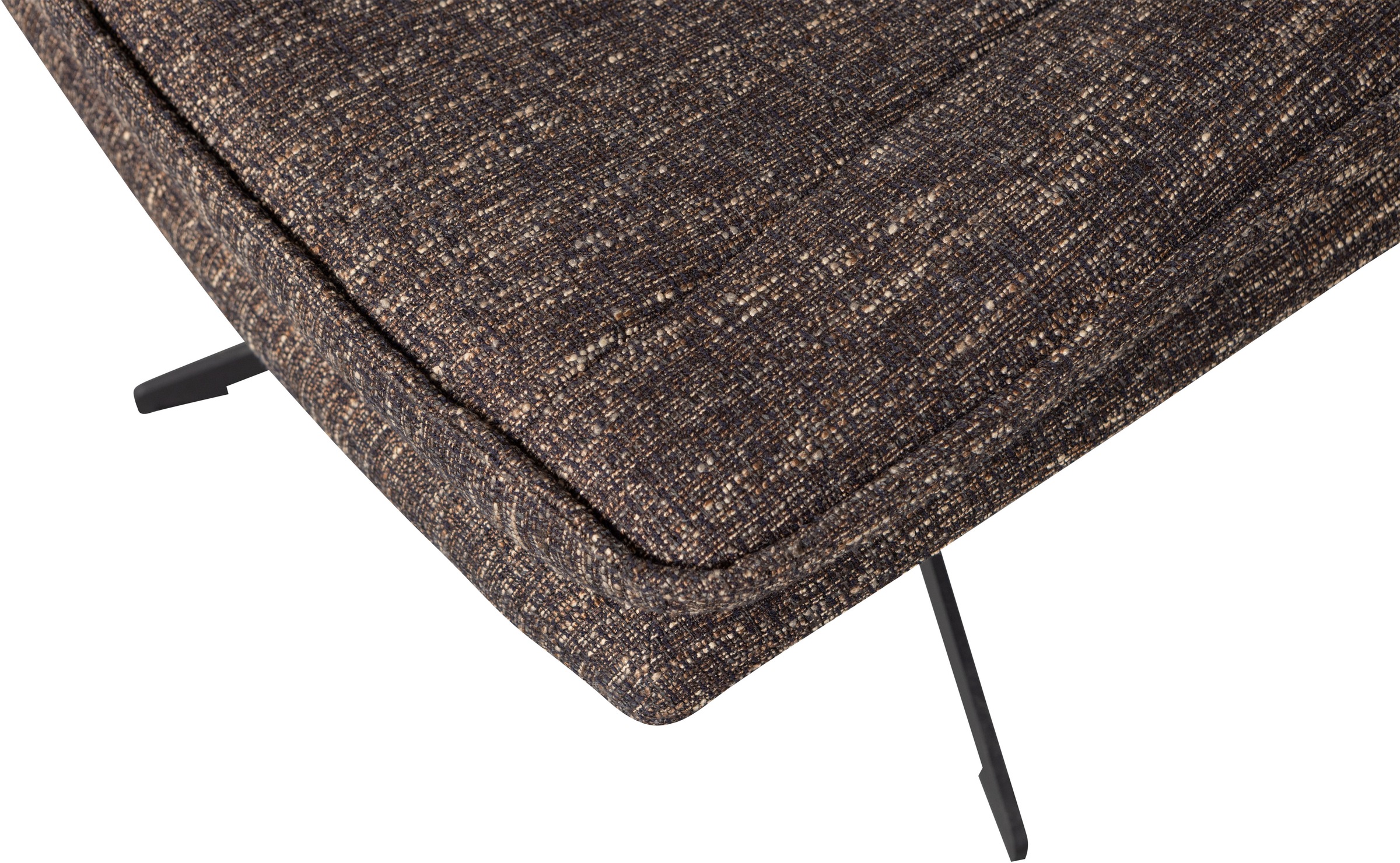 WOOOD Drehsessel »Milaro mit Fling-Melange-Bezug und Drehmechanismus B75 x T94 x H88 cm« Hohe Verschleißfestigkeit, Tragkraft 120 kg, mittlere Sitzhöhe