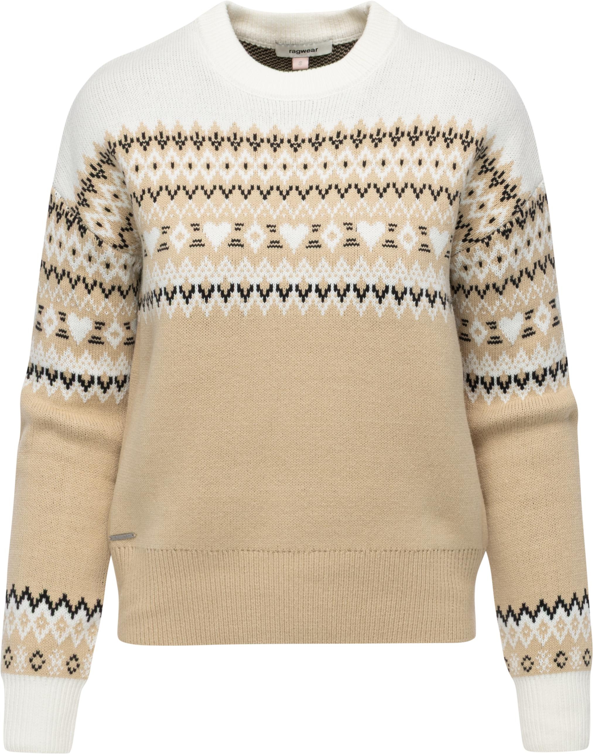 Ragwear Norwegerpullover „Oslana“ Warmer Norweger Damen Strickpullover