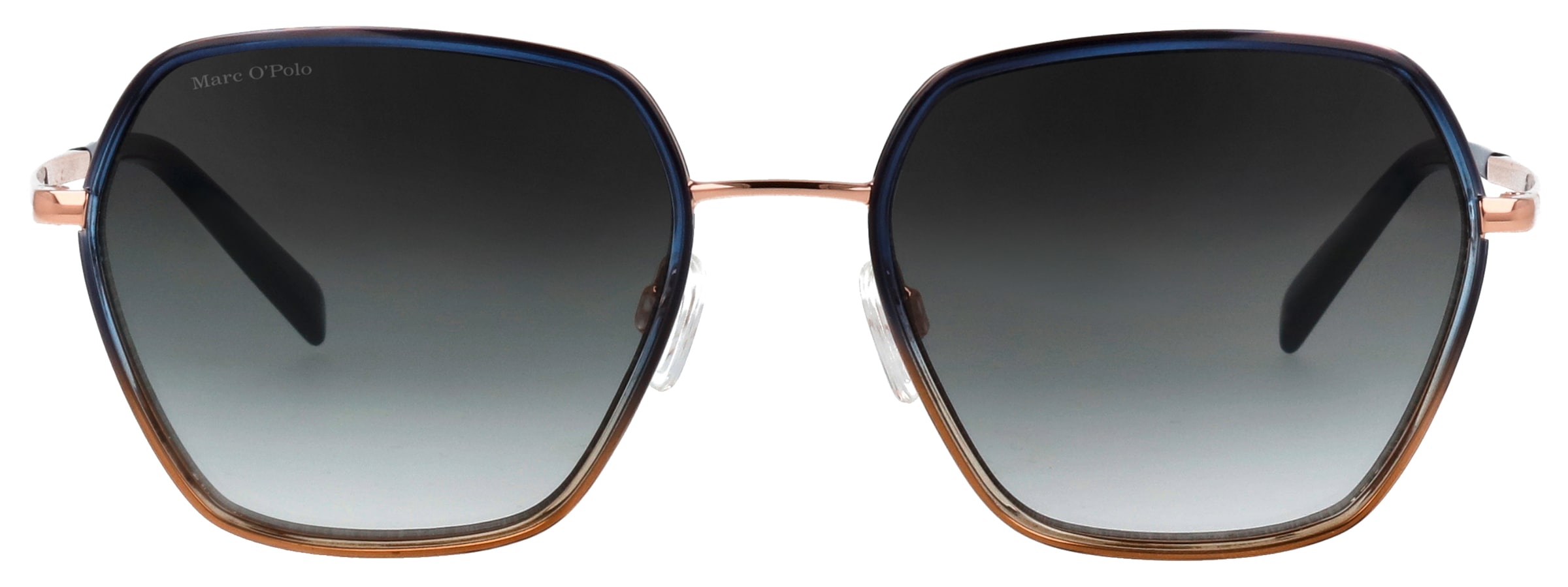 Marc O'Polo Sonnenbrille »Modell 505122« Form Hexagon, Logoschriftzug auf Bügel, Metallfassung