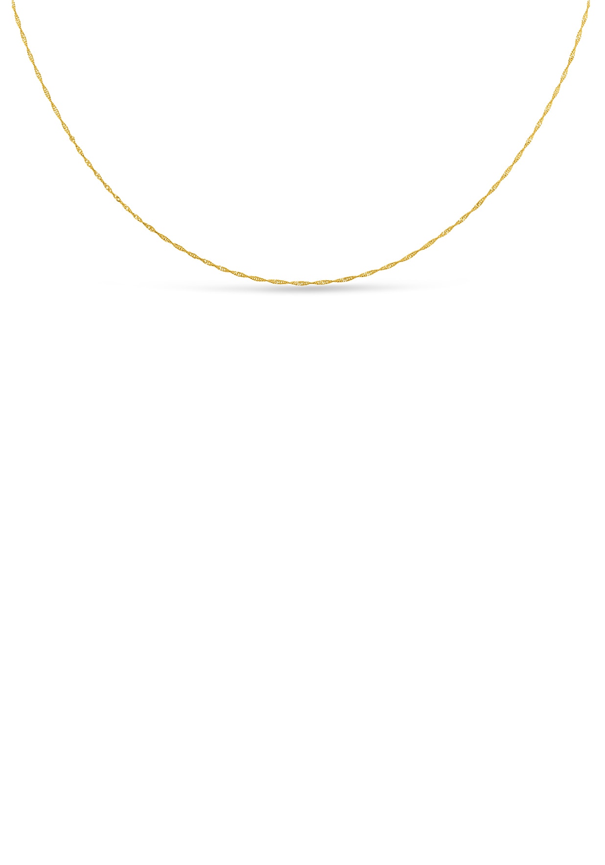 Jeans, Shirt, Sneaker! Halskette Kleid, kaufen zu BAUR Firetti Gold Geburtstag Geschenk Halsschmuck Weihnachten für 333 Goldkette »Schmuck | Singapur«, Anlass Collierkettchen