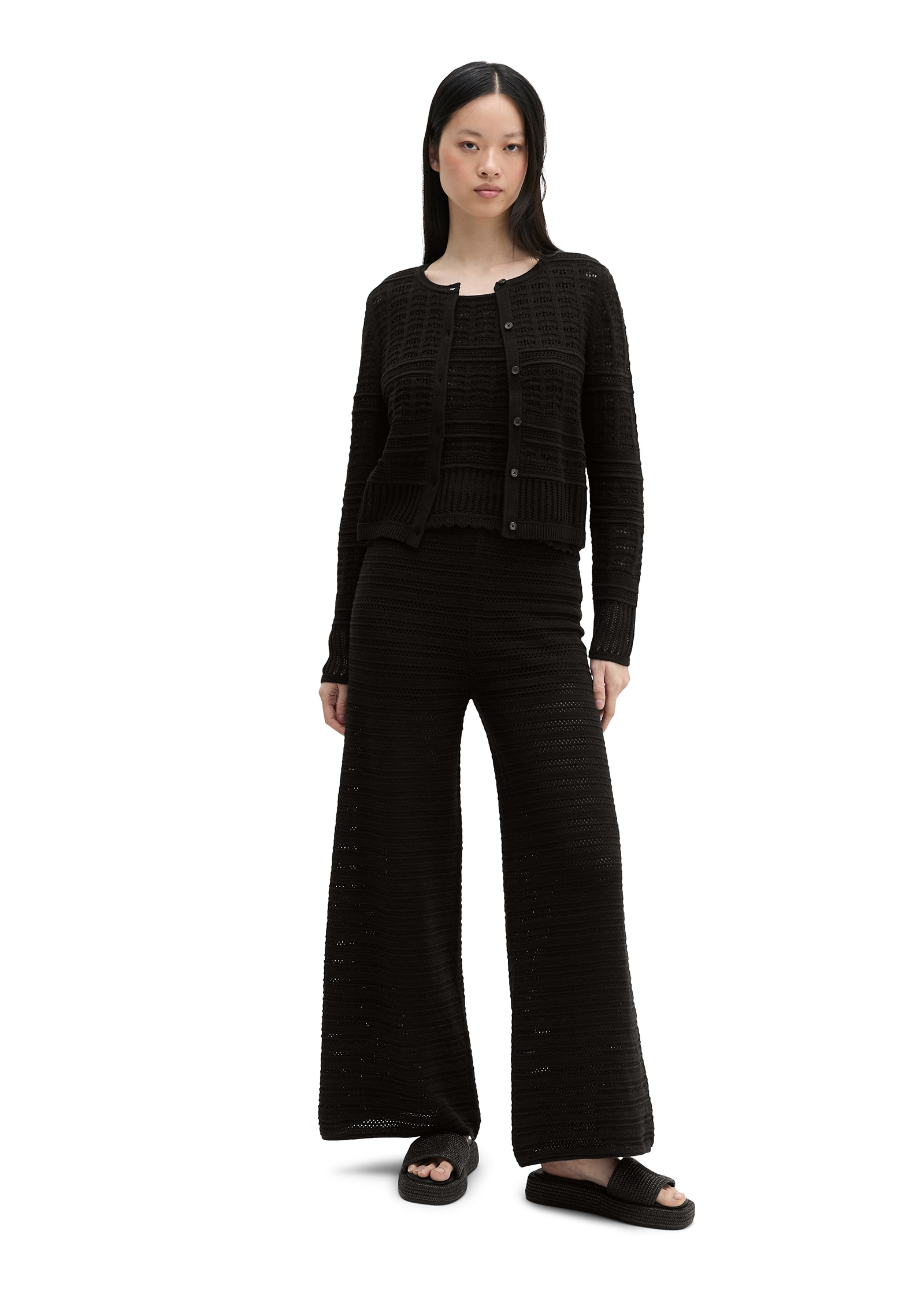 Marc O'Polo Cardigan »aus Baumwolle-Leinen-Mix«