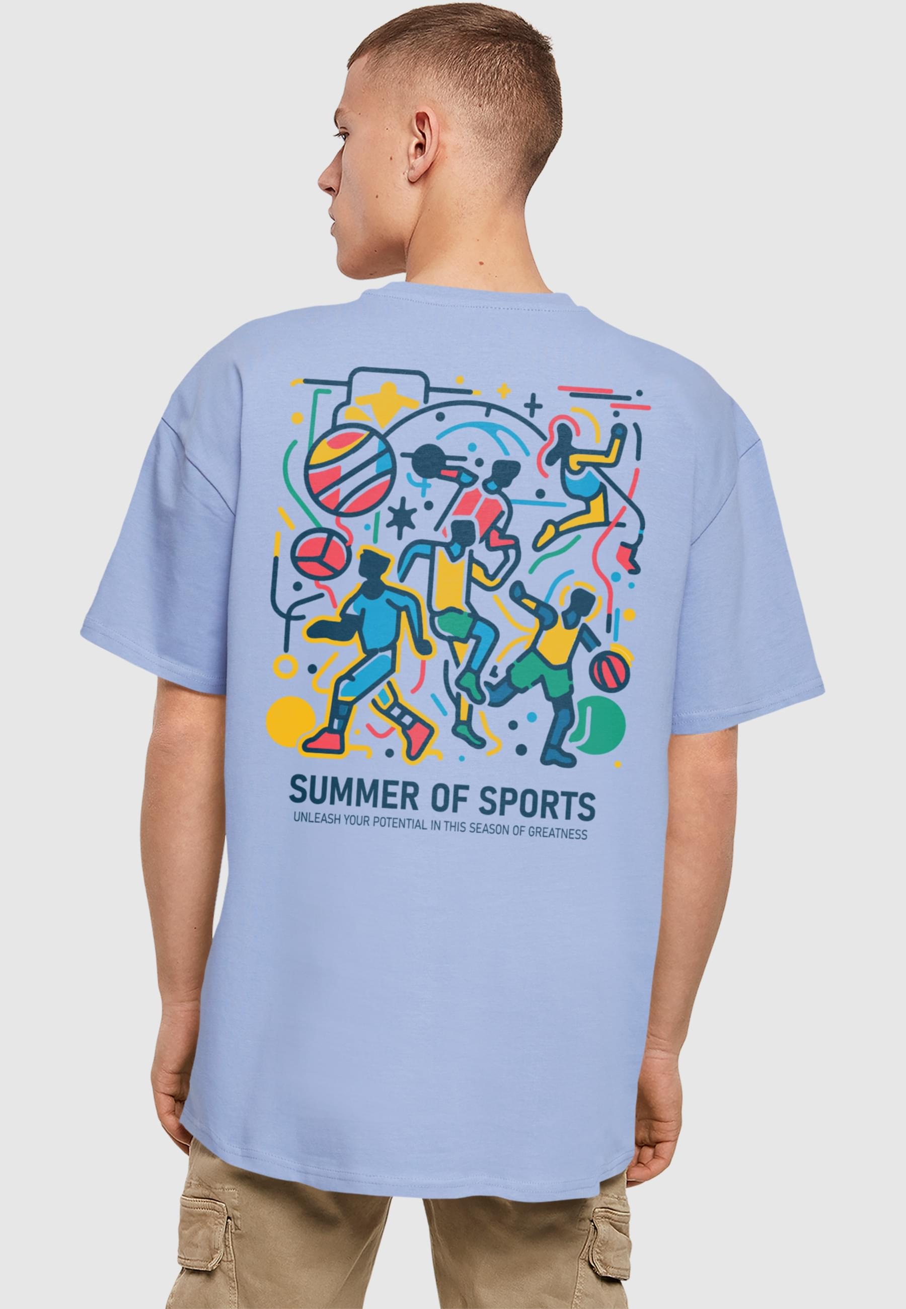 Merchcode T-Shirt »Merchcode Summer Of Sports Oversized T-shirt«, (1 tlg.)