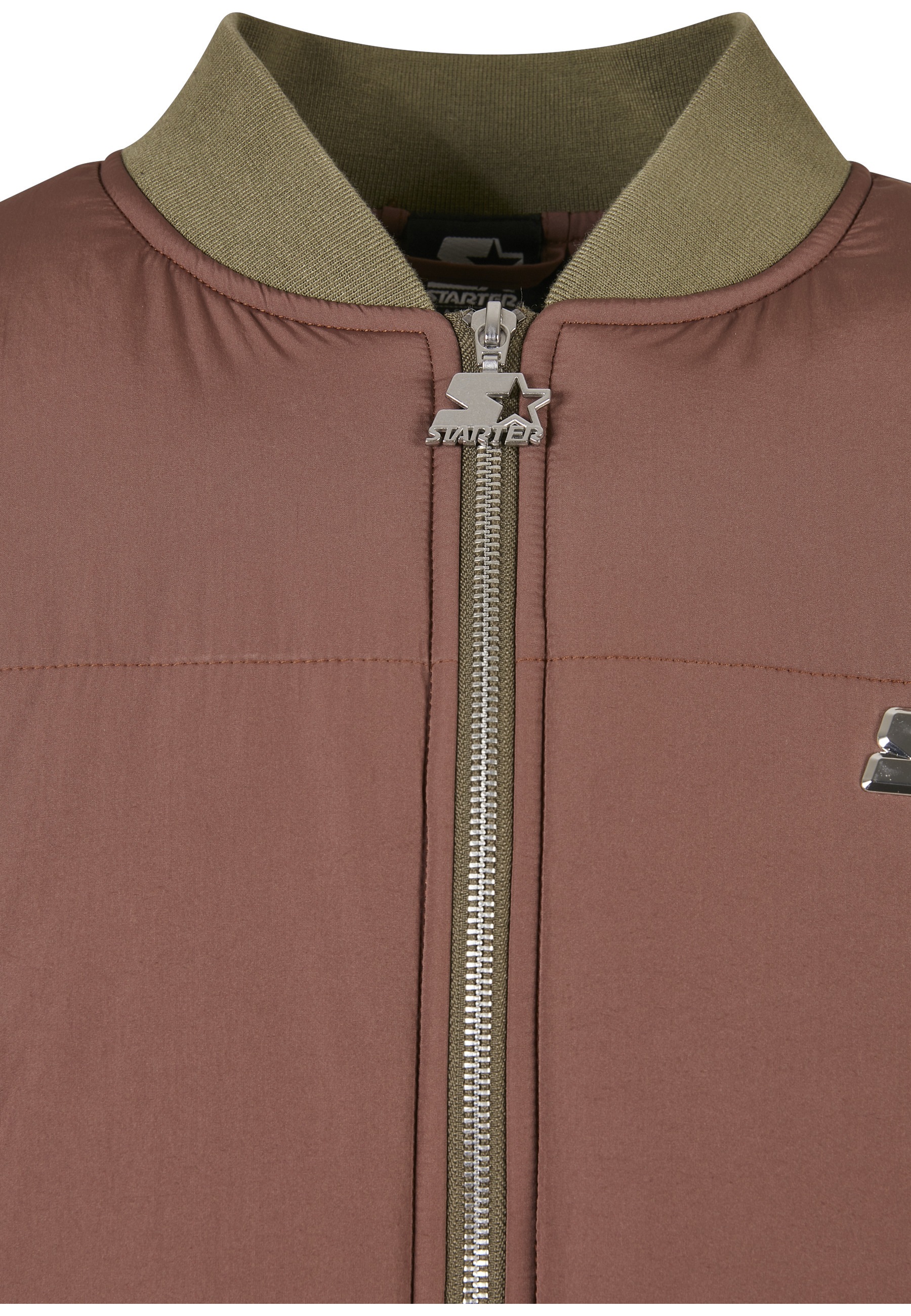 Thumbnail - Starter Black Label Bomberjacke "Starter Black Label Herren Starter Quilted Bomber Jacket" 1 Stk. tlg. ohne Kapuze